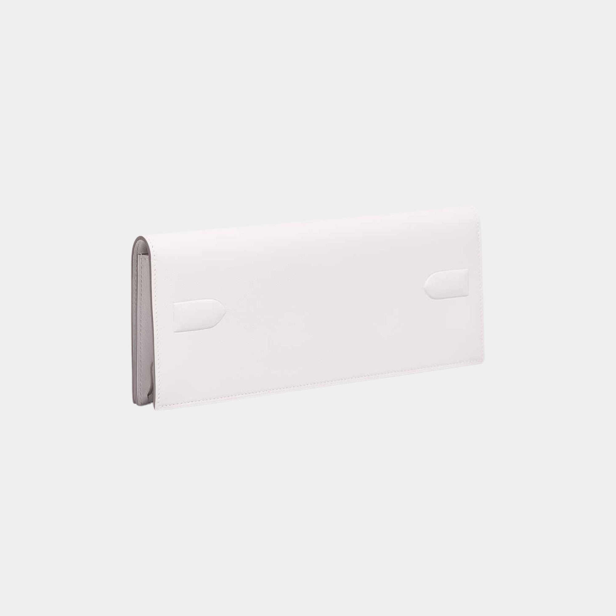 Kelly Cut Shadow Clutch Swift New White Hermes оригінал – Купити в Україні – детальний вид