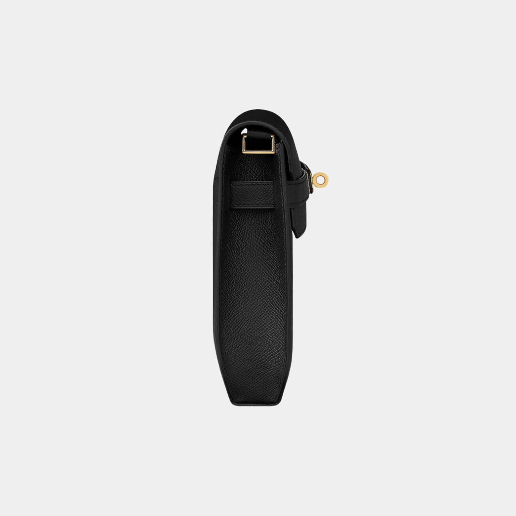 Оригінальна Kelly Depeches 25 Black Ghw Hermes – вид ззаду