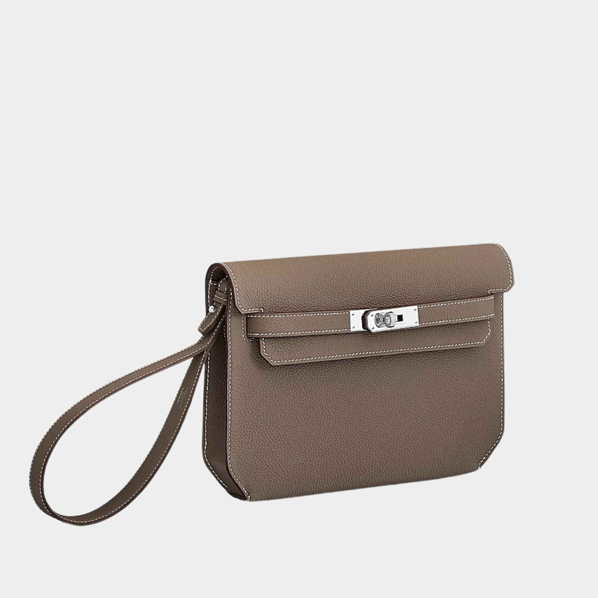 Оригінальна Kelly Depeches 25 Etoupe Phw Hermes – вид ззаду