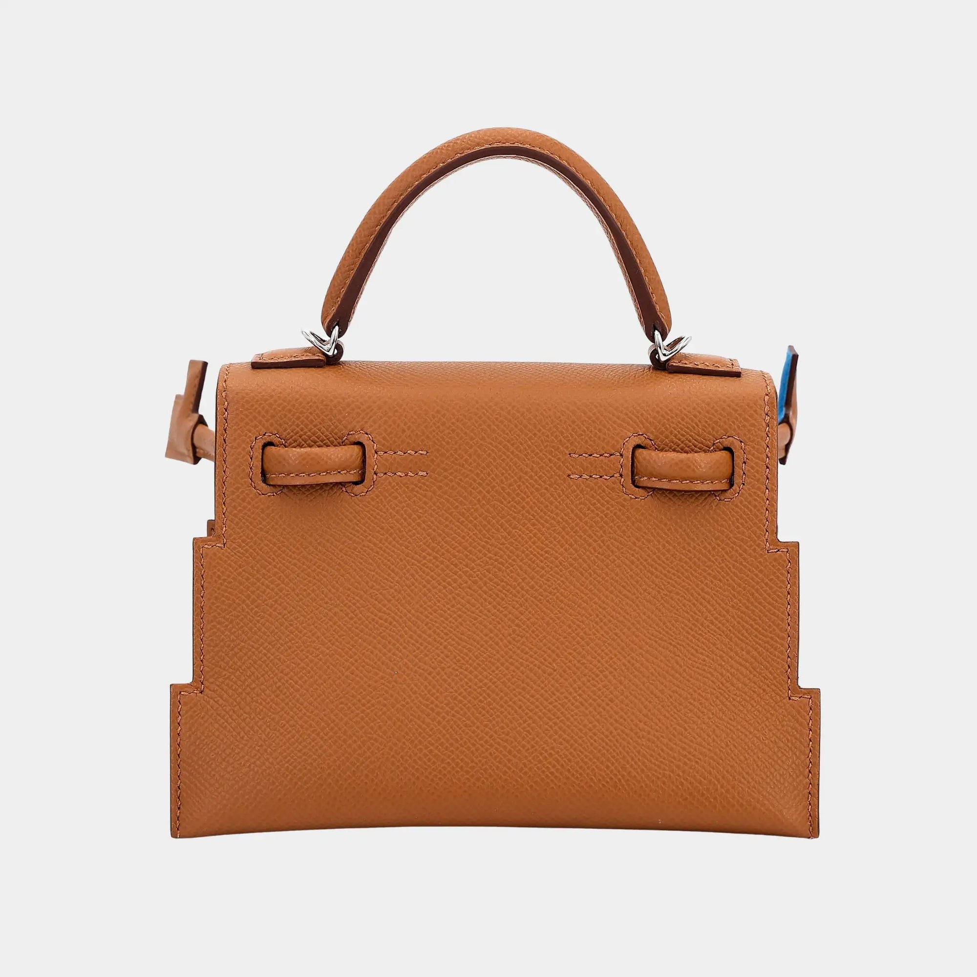 Оригінальна Kelly Doll Epsom Gold Hermes – вид ззаду