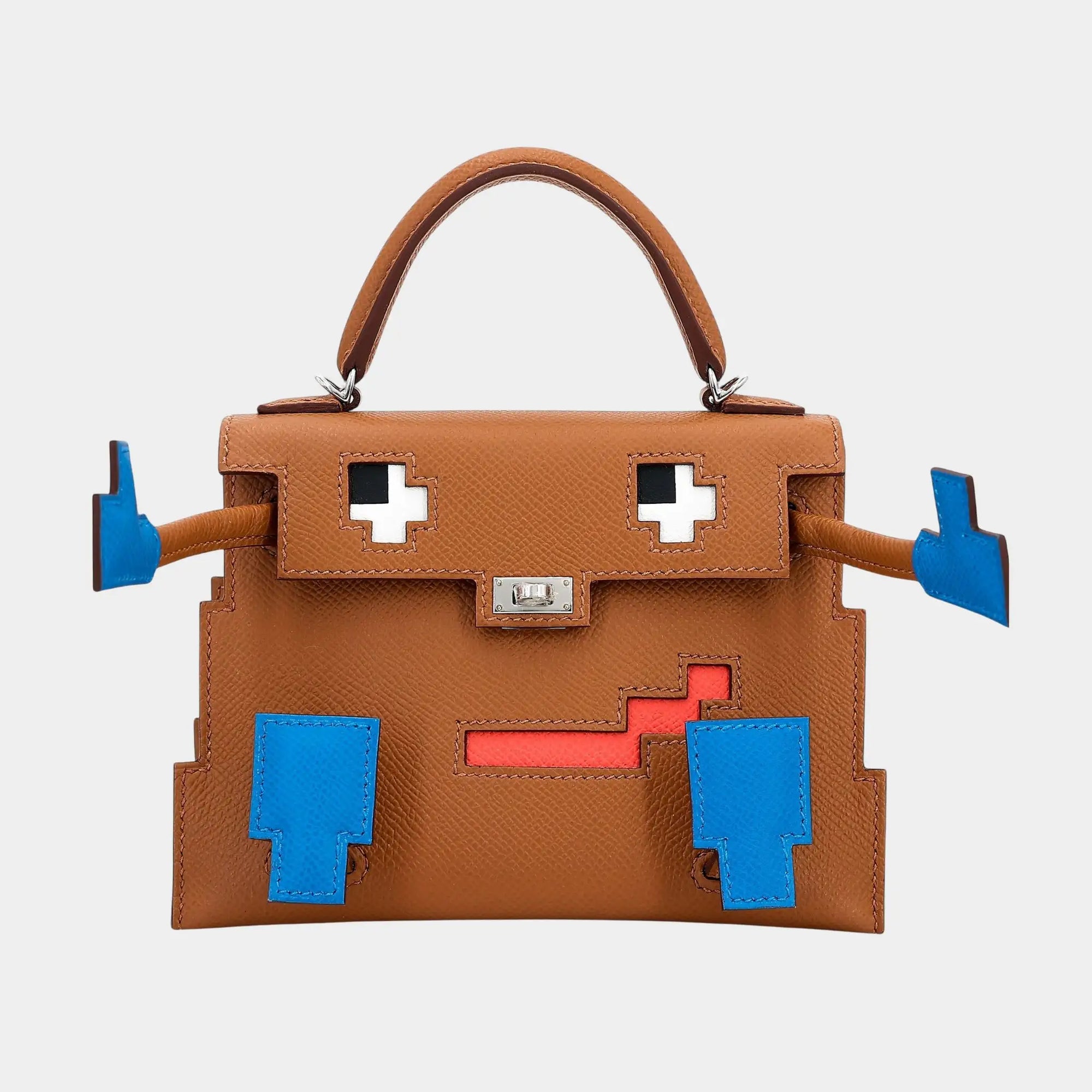 Оригінальна Kelly Doll Epsom Gold Hermes – боковий вид