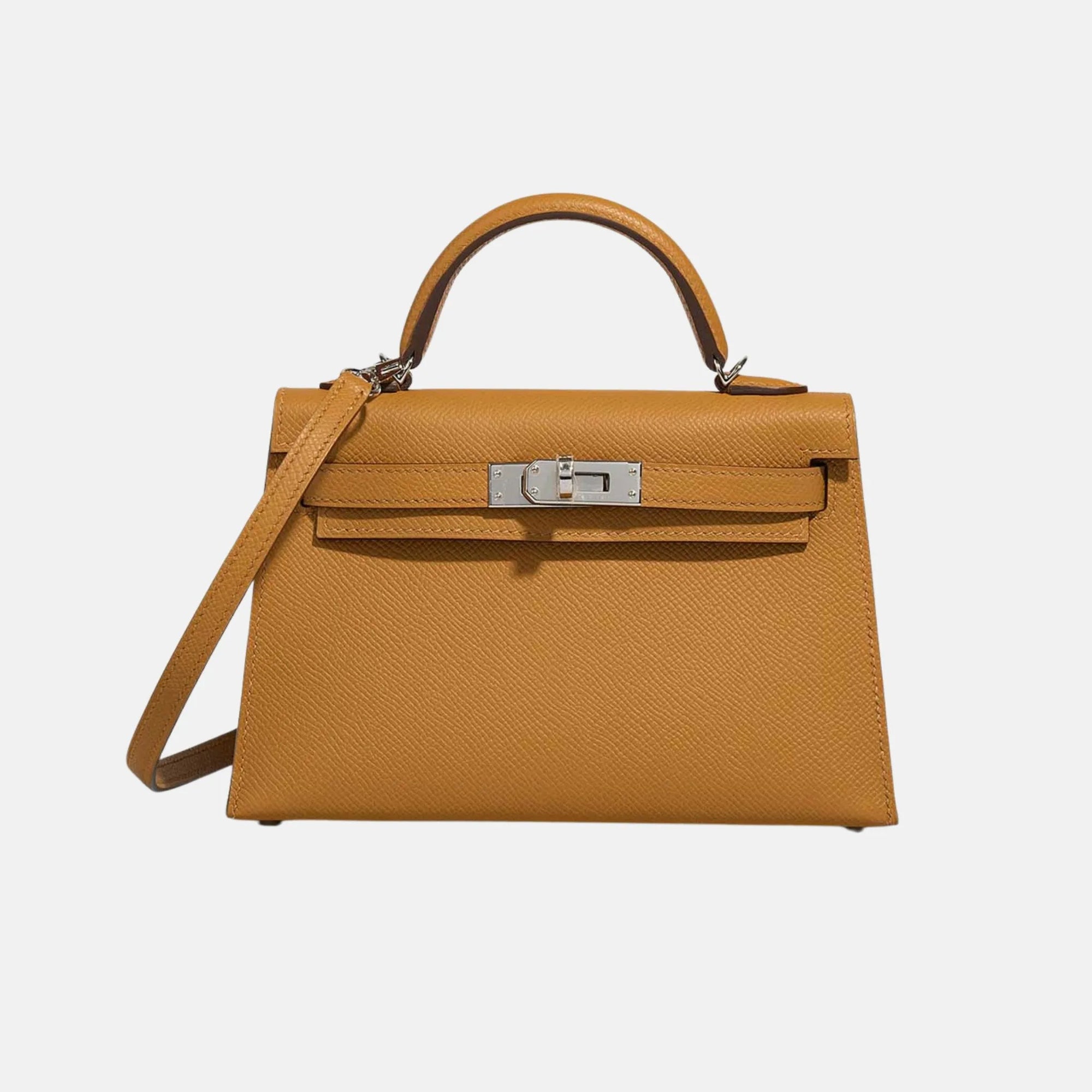 Kelly Mini Epsom Sesame Phw Hermes оригінал – Купити в Україні – боковий вид