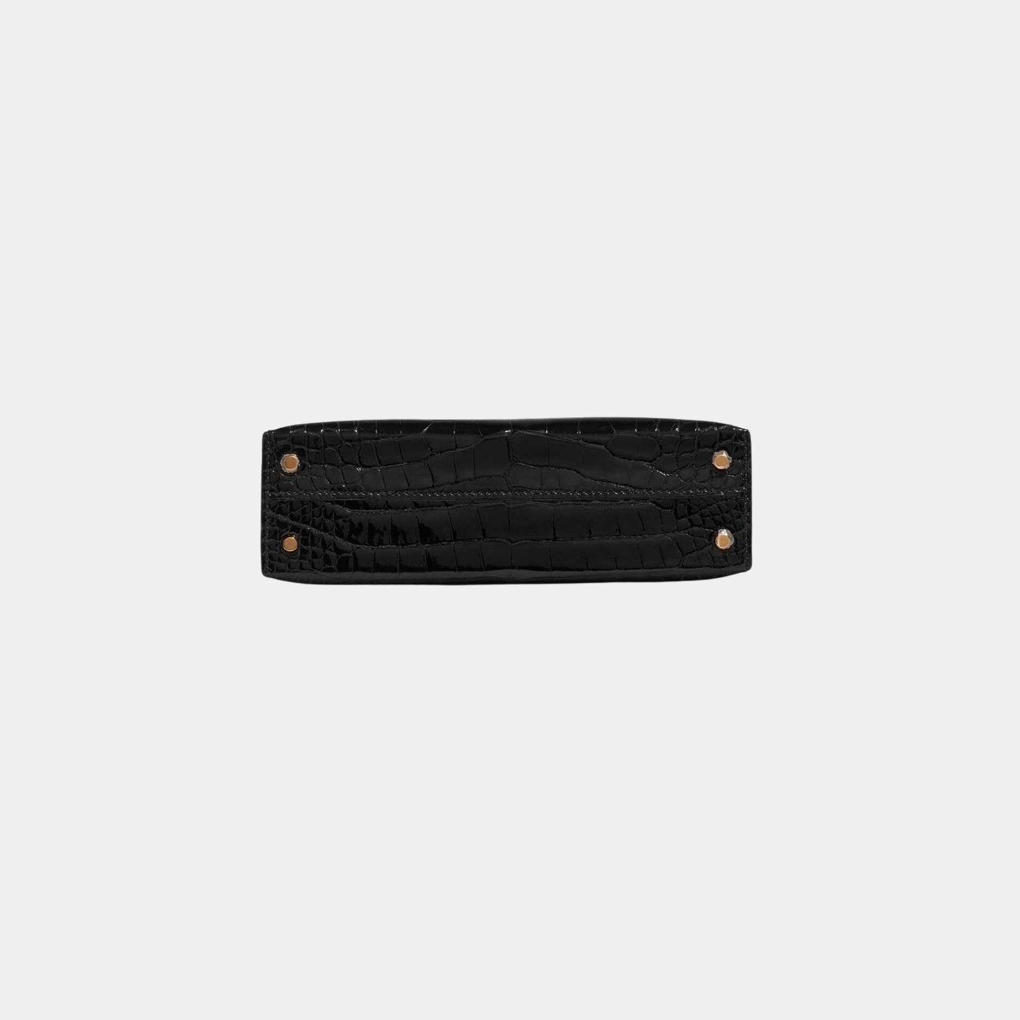 Kelly Mini II 20 Shiny Alligator Black Hermes оригінал – Купити в Україні – збільшений вид