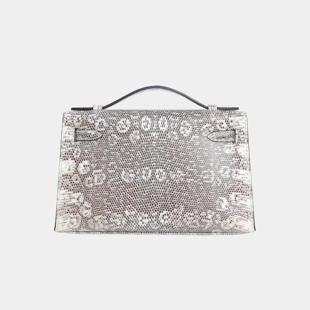 Kelly Pochette Lizard Ombre Phw Hermes оригінал – Купити в Україні – вид ззаду