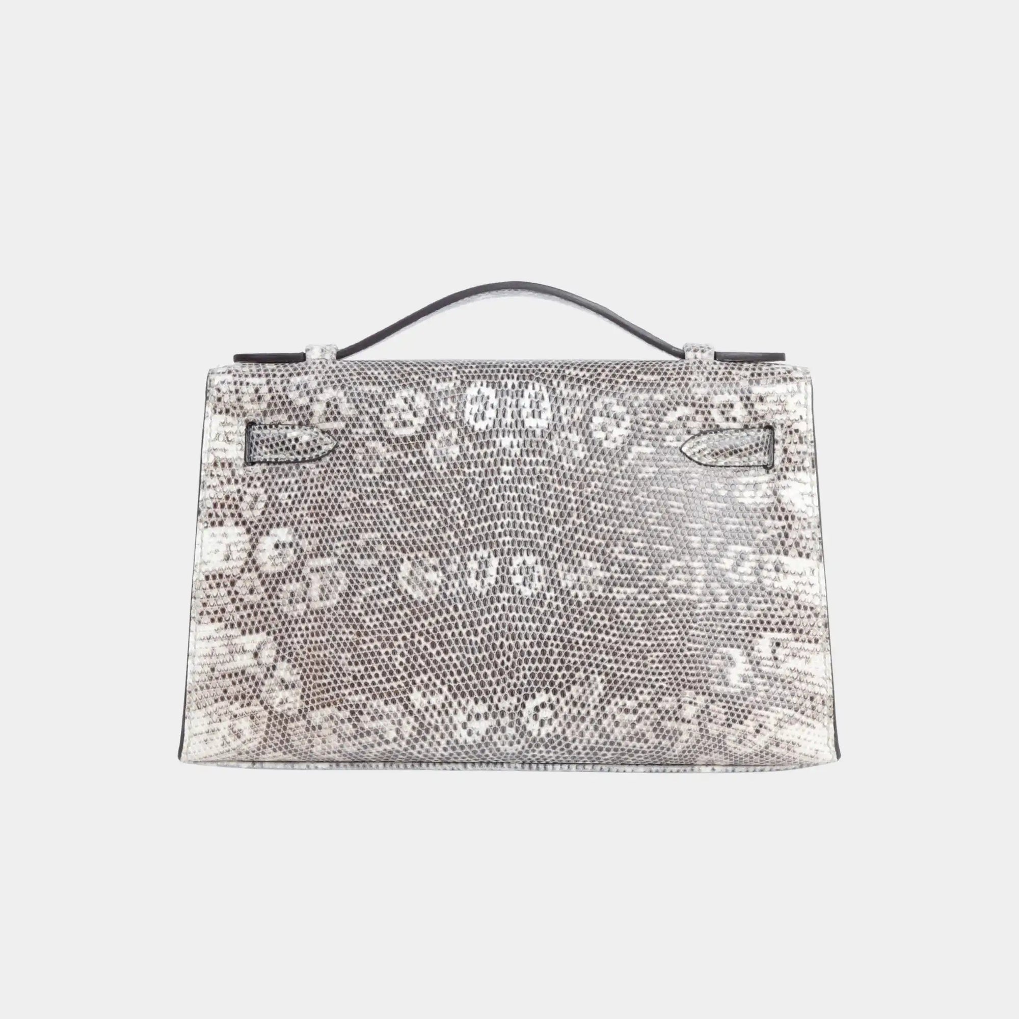 Kelly Pochette Lizard Ombre Phw Hermes оригінал – Купити в Україні – вид ззаду
