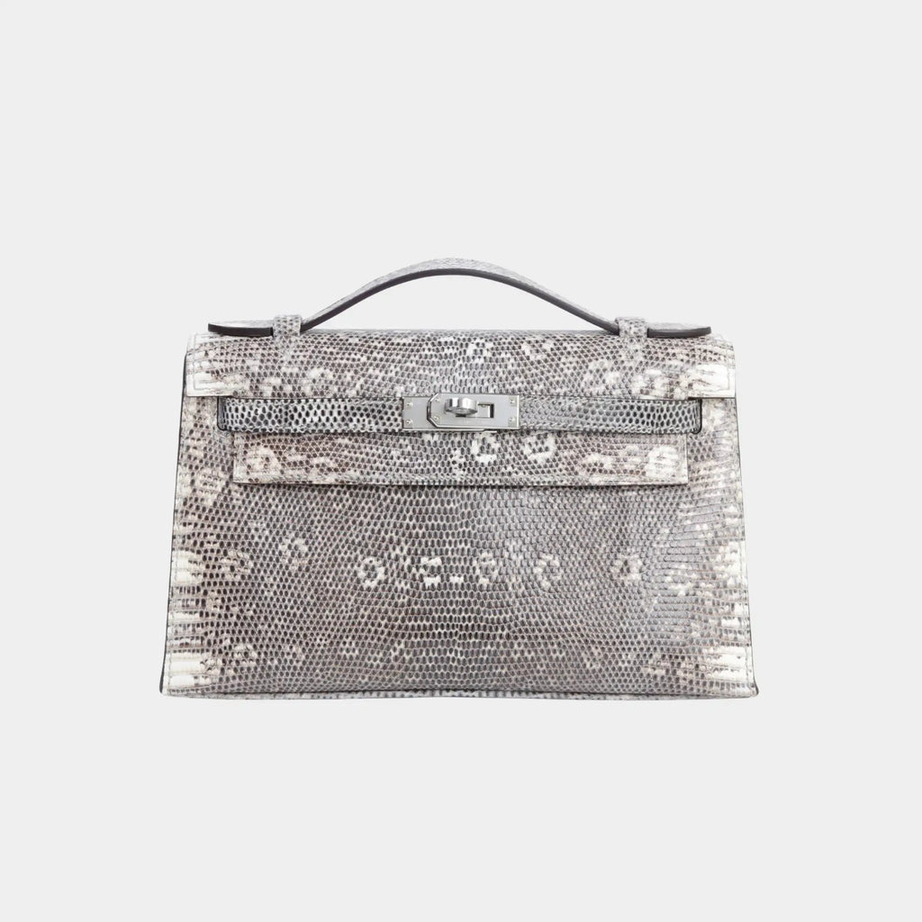 Kelly Pochette Lizard Ombre Phw Hermes оригінал – Купити в Україні – боковий вид