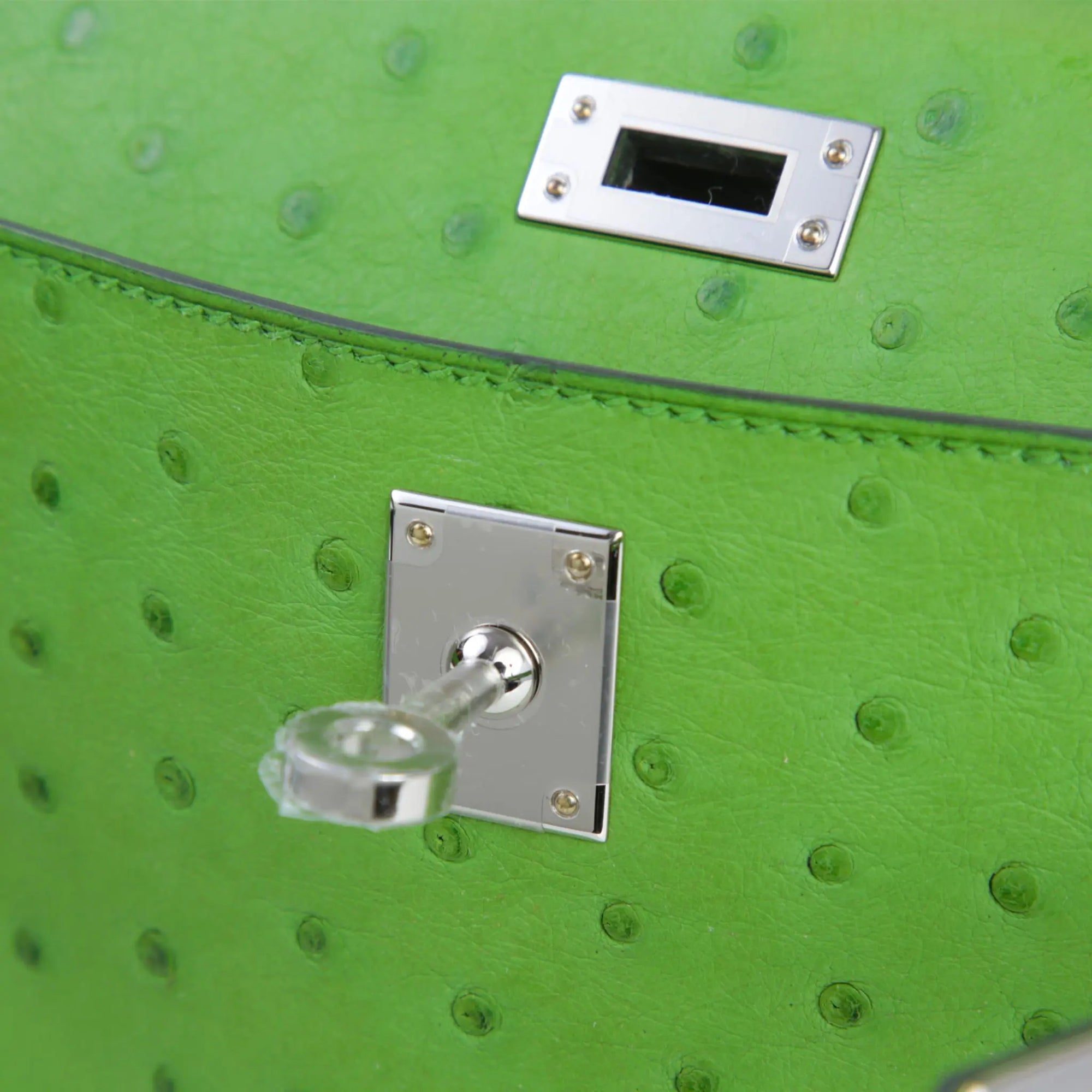 Kelly Pochette Ostrich Vert Yucca Phw Hermes оригінал – Купити в Україні – детальний вид