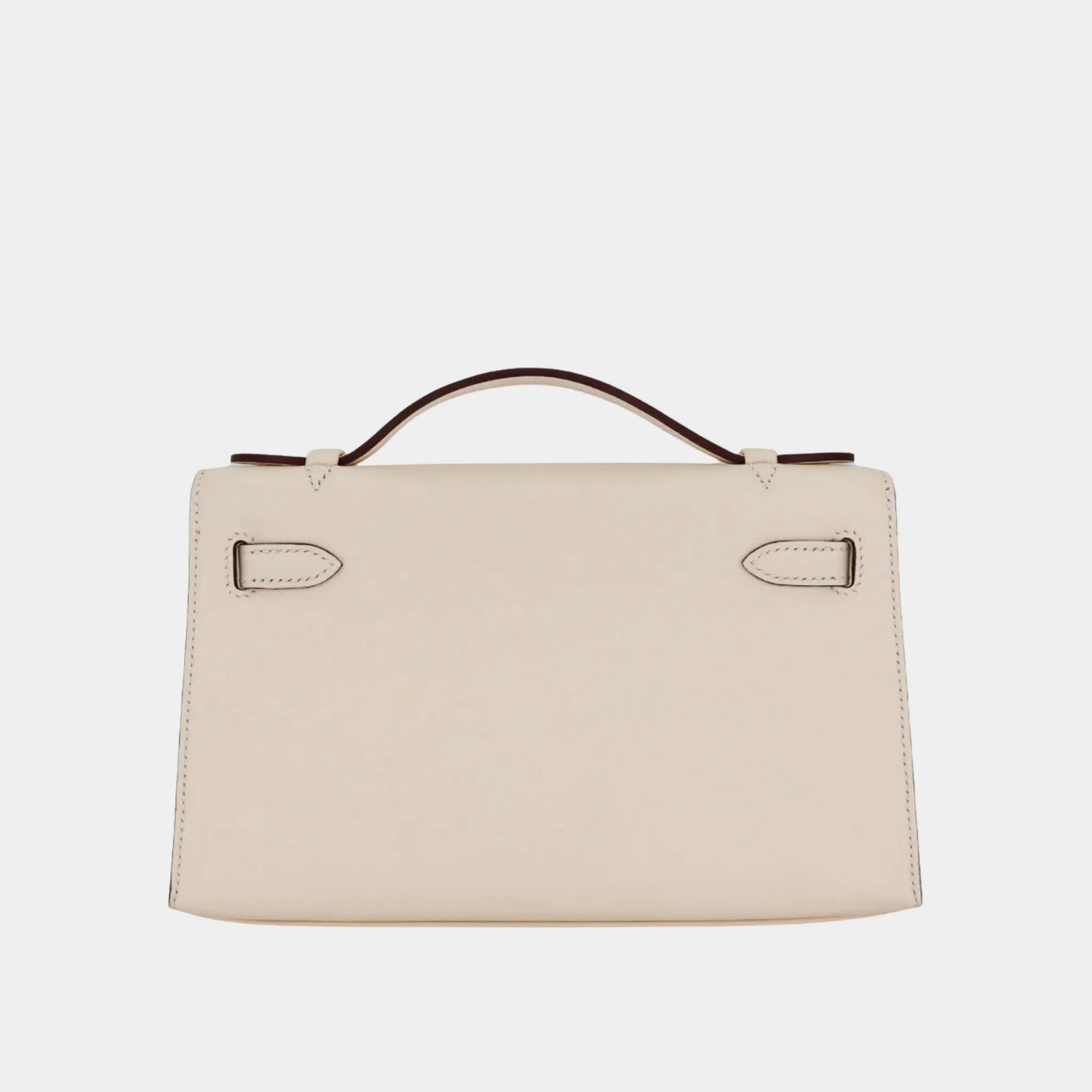 Оригінальна Kelly Pochette Swift Nata Ghw Hermes – вид ззаду