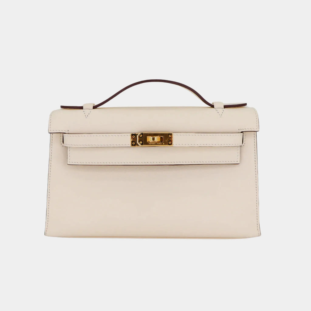 Оригінальна Kelly Pochette Swift Nata Ghw Hermes – боковий вид