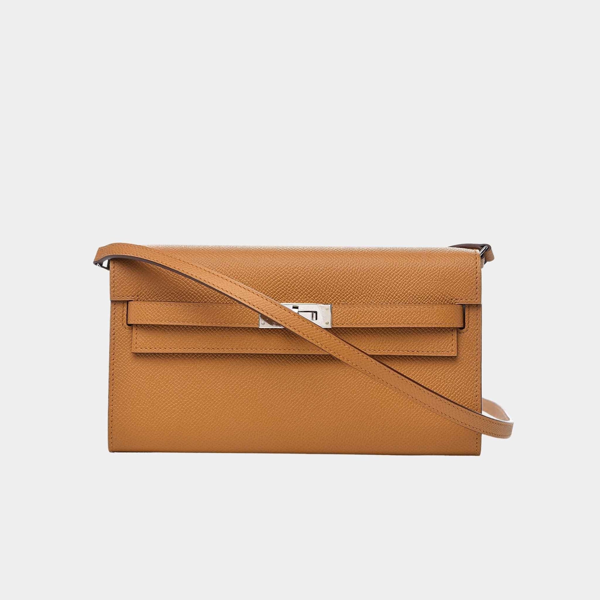 Kelly Wallet To Go Sesame Phw Hermes – Гарантія оригінальності – боковий вид