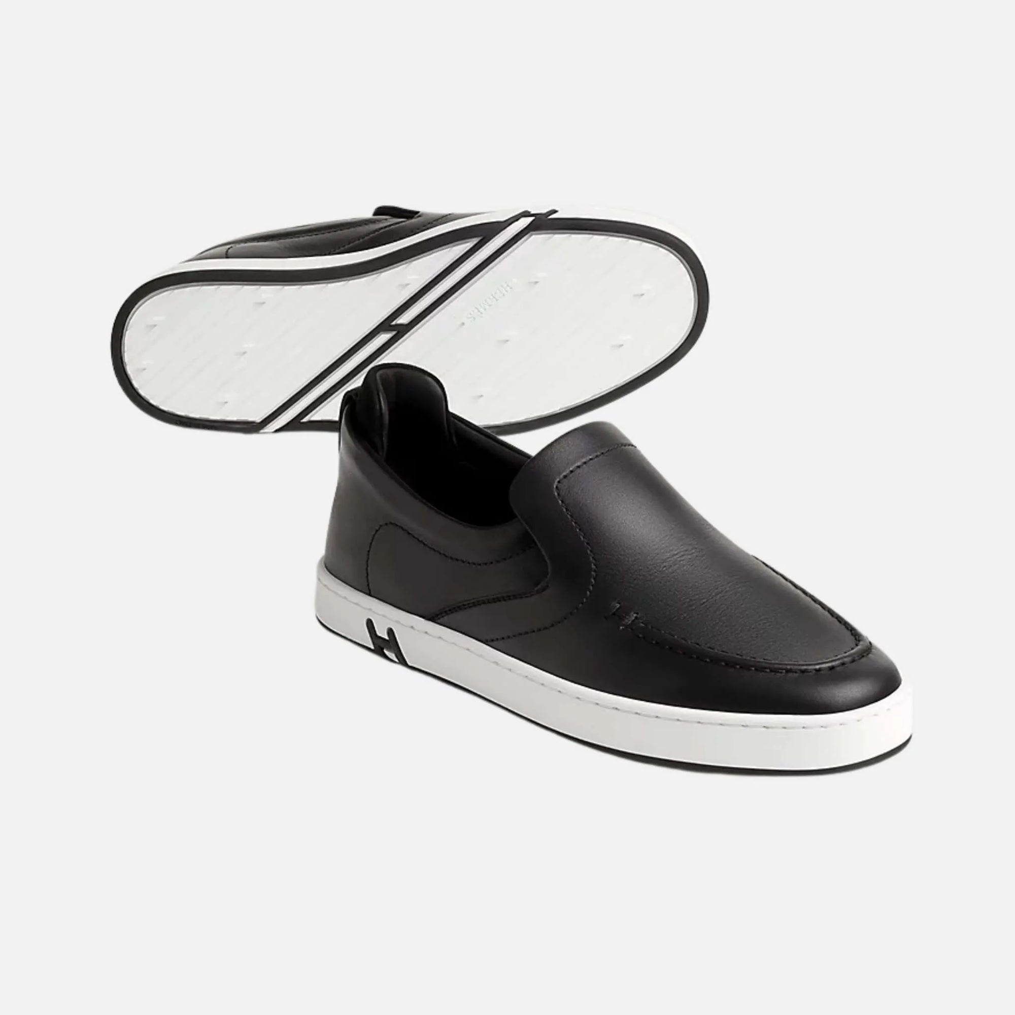 Оригінальна Kiddy Slip-On Sneaker Calfskin Hermes – вид ззаду
