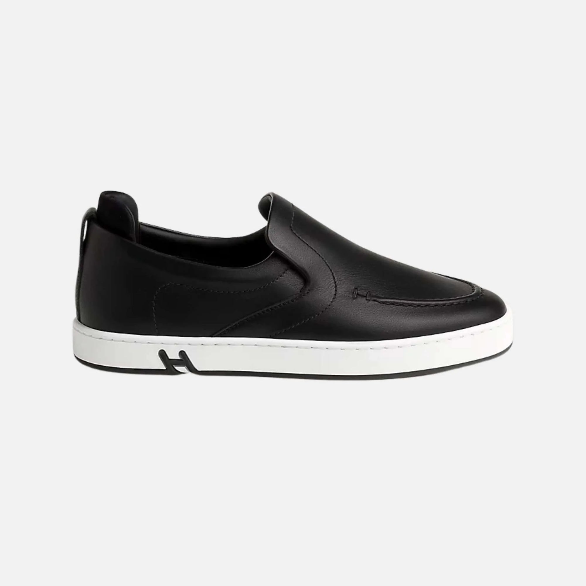 Оригінальна Kiddy Slip-On Sneaker Calfskin Hermes – боковий вид