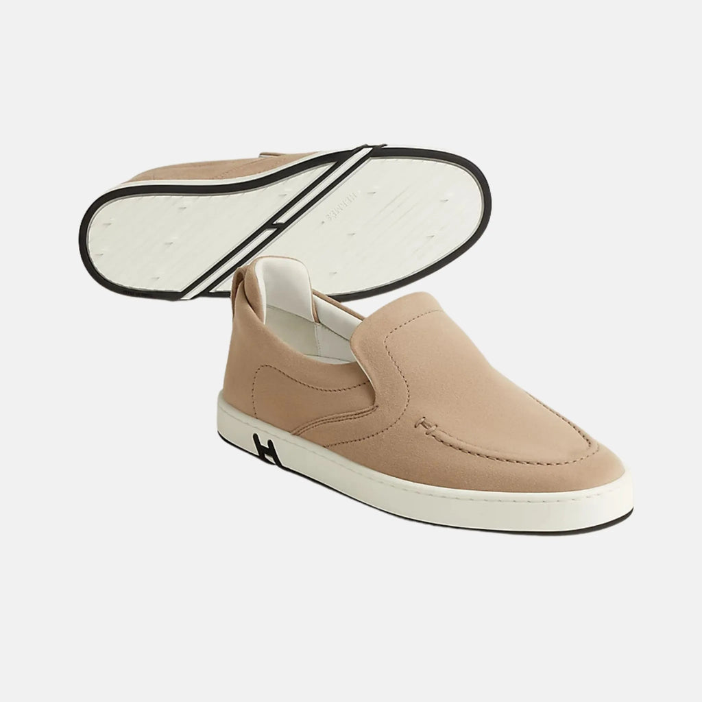 Оригінальна Kiddy Slip-On Sneaker Suede Goatskin Hermes – вид ззаду