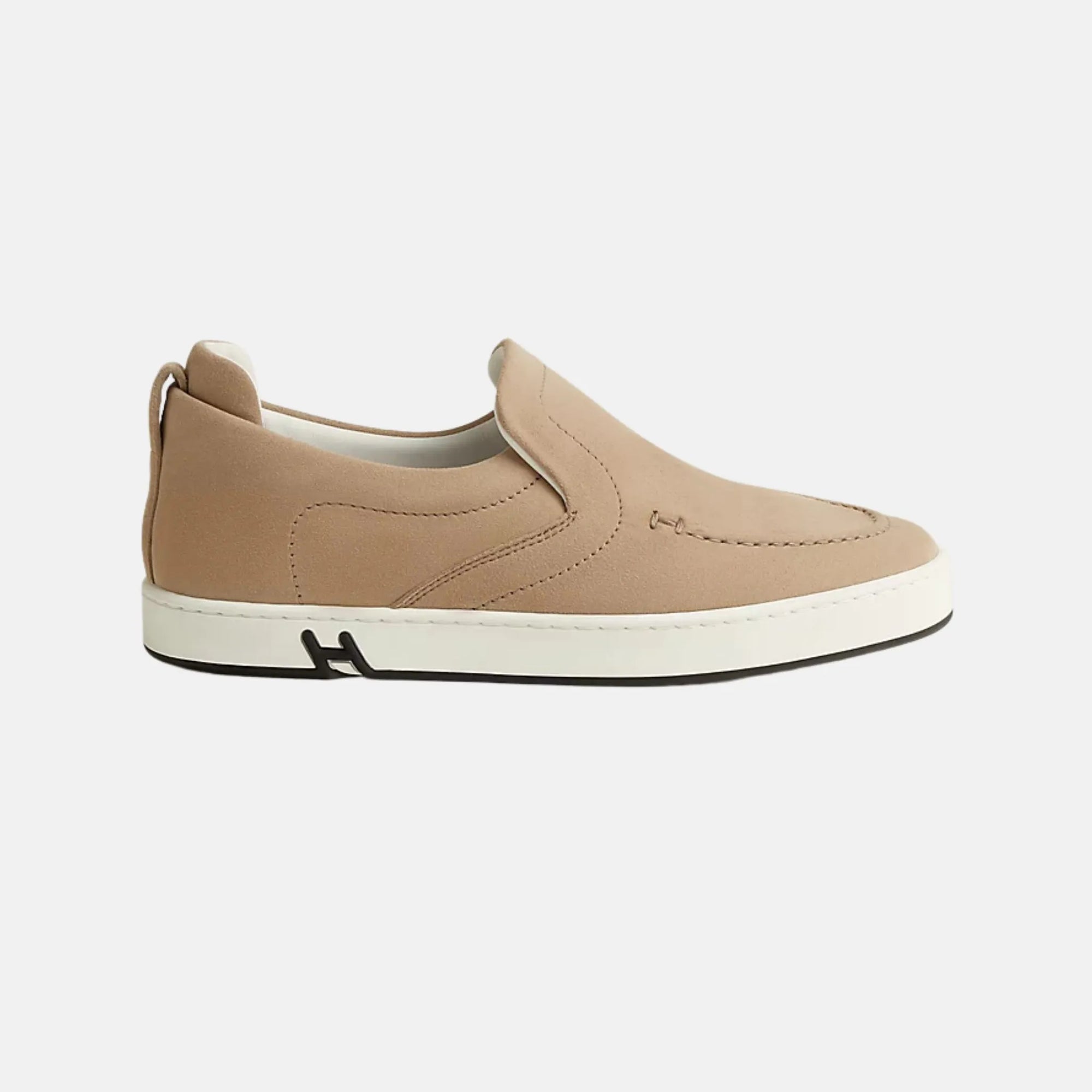 Оригінальна Kiddy Slip-On Sneaker Suede Goatskin Hermes – боковий вид