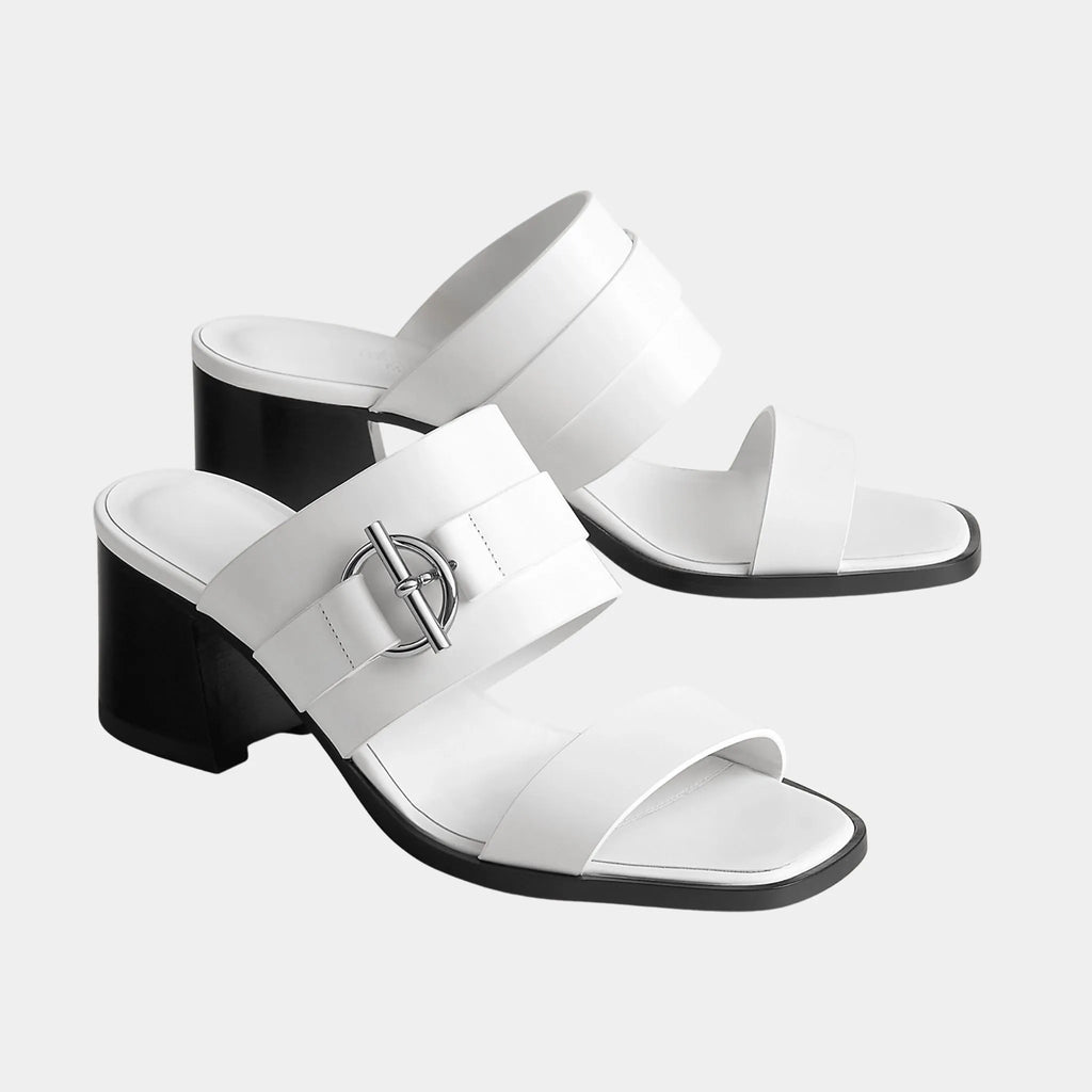 Kute 60 Heeled Sandals In Calfskin Hermes оригінал – Купити в Україні – збільшений вид