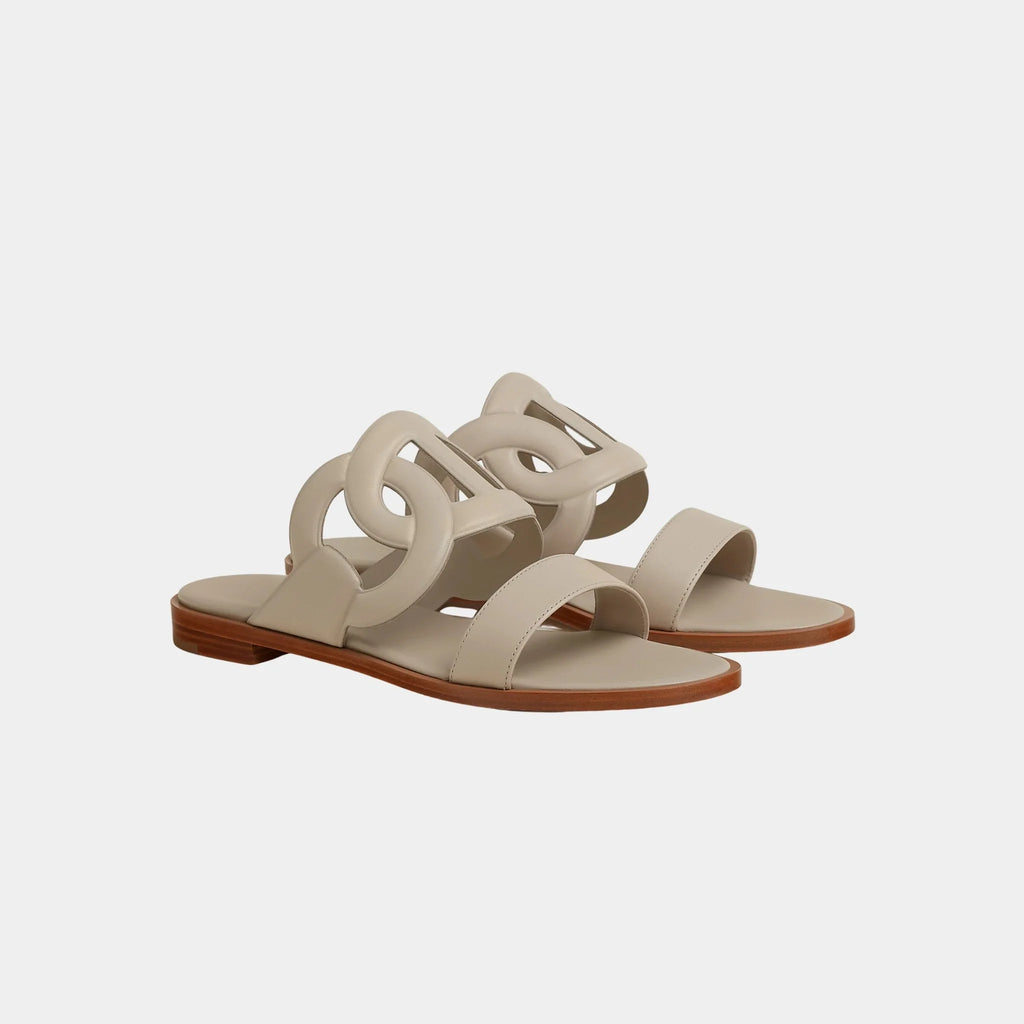 Оригінальна Lagoon Sandals In Nappa Leather Hermes – збільшений вид