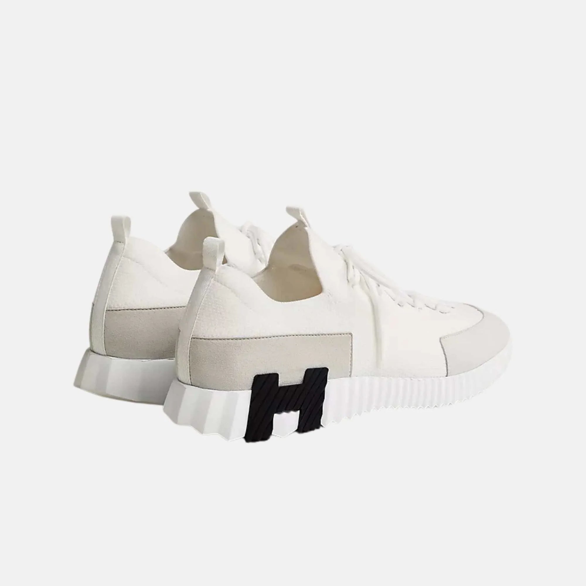 Lift Slip-On Sneaker Knit & Suede Goatskin Hermes – Гарантія оригінальності – детальний вид