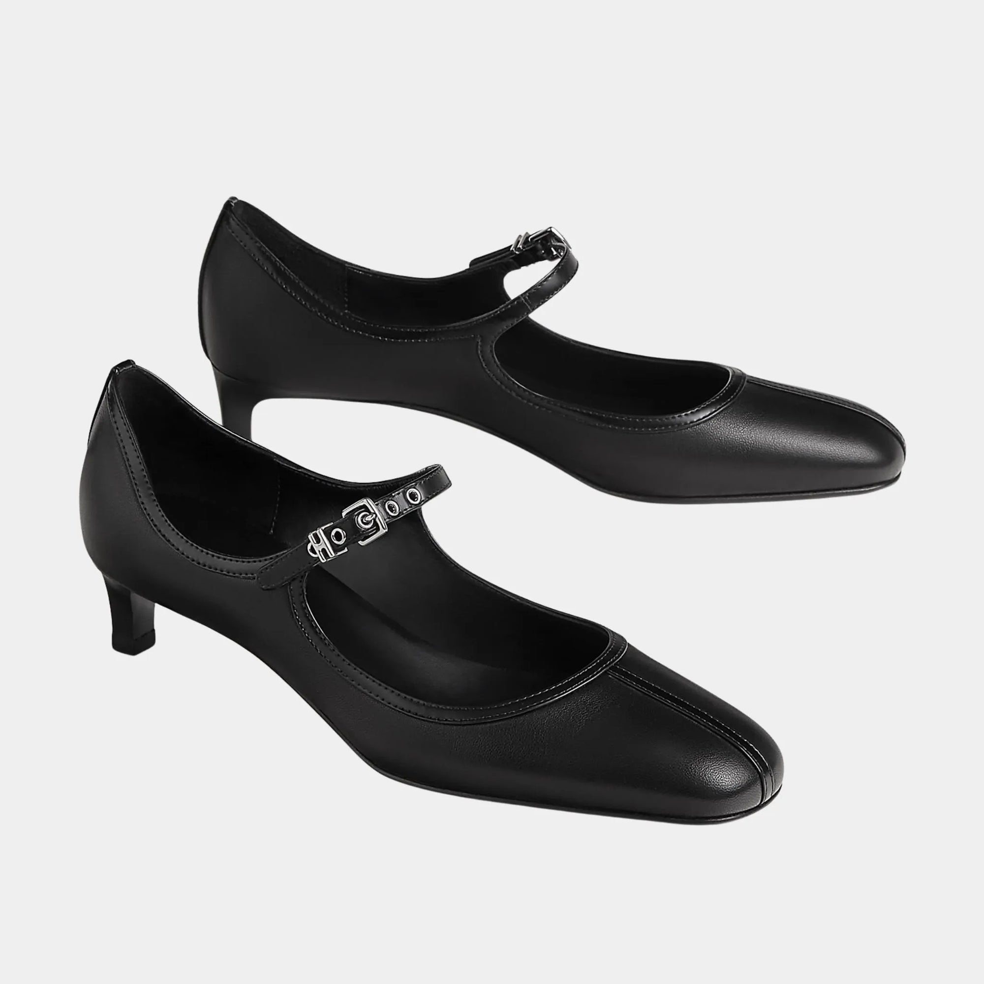 Lilibeth 40 Pump In Nappa And Tuscan Calfskin Hermes оригінал – Купити в Україні – боковий вид