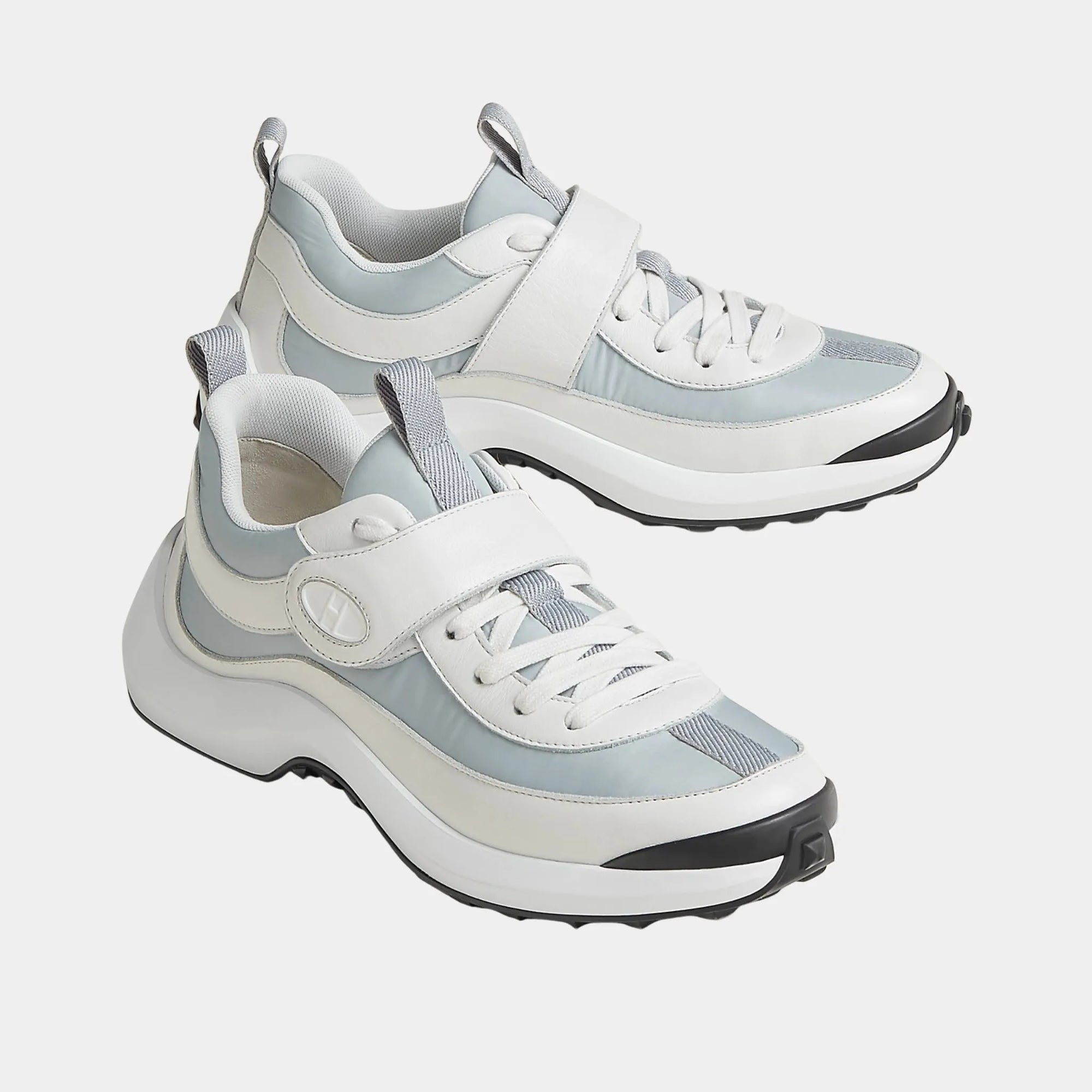 Оригінальна Loop Sneakers In Parachute Fabric And Calfskin Hermes – збільшений вид
