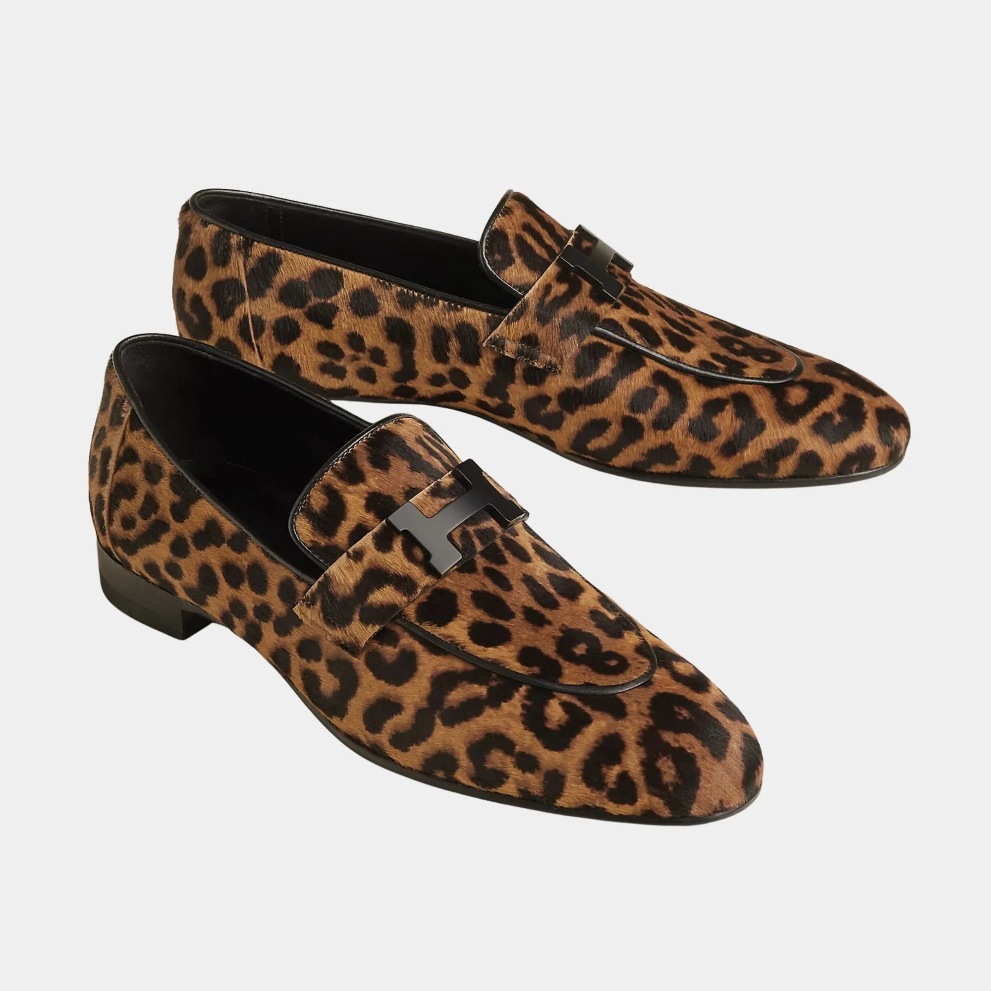 Paris Loafer In Moire Calfskin Hermes оригінал – Купити в Україні – боковий вид