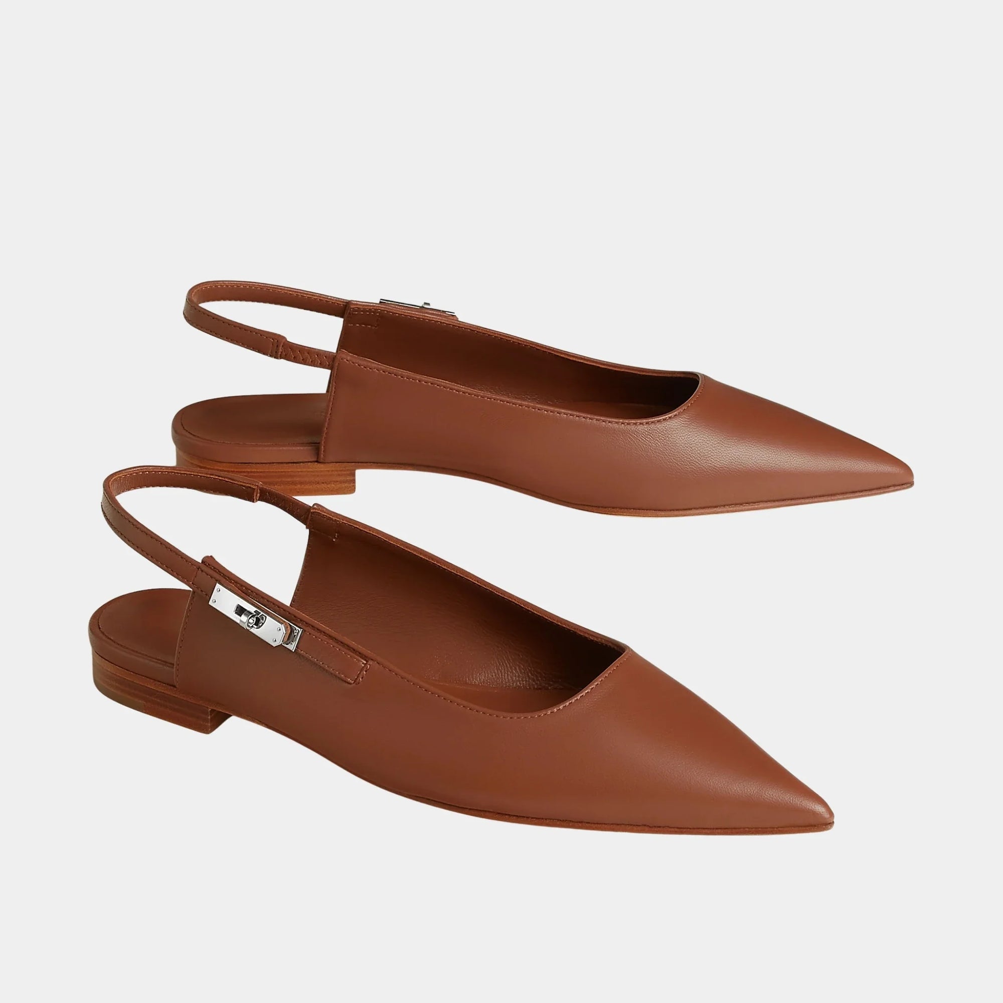Оригінальна Lovely Slingbacks In Nappa Leather Hermes – боковий вид