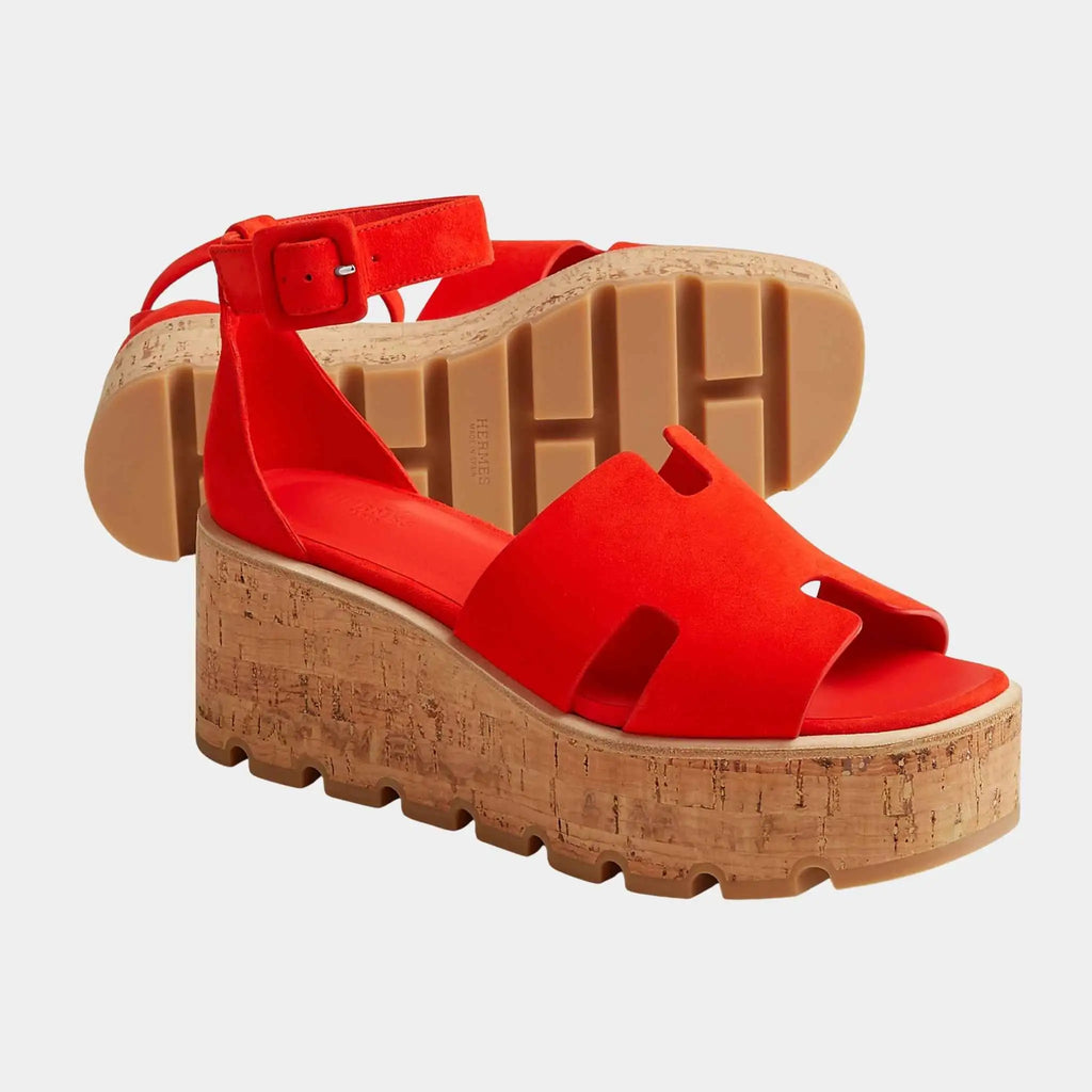 Luce 30 Sandals In Suede Goatskin Hermes – Гарантія оригінальності – збільшений вид