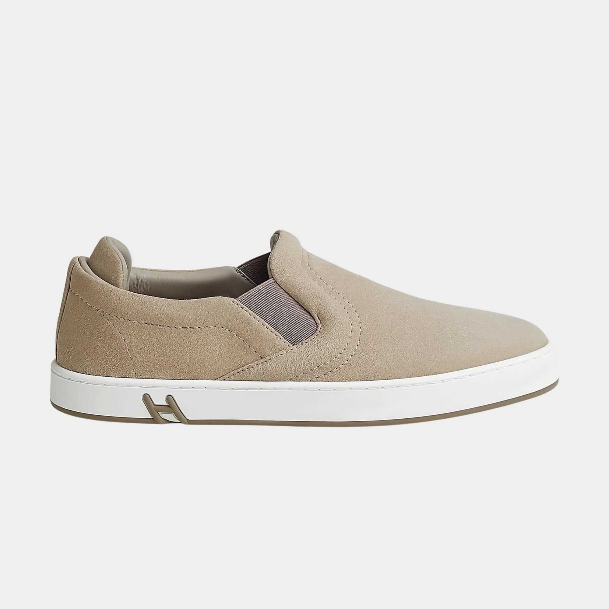 Lucky Slip-On Sneaker In Suede Goatskin Hermes оригінал – Купити в Україні – детальний вид