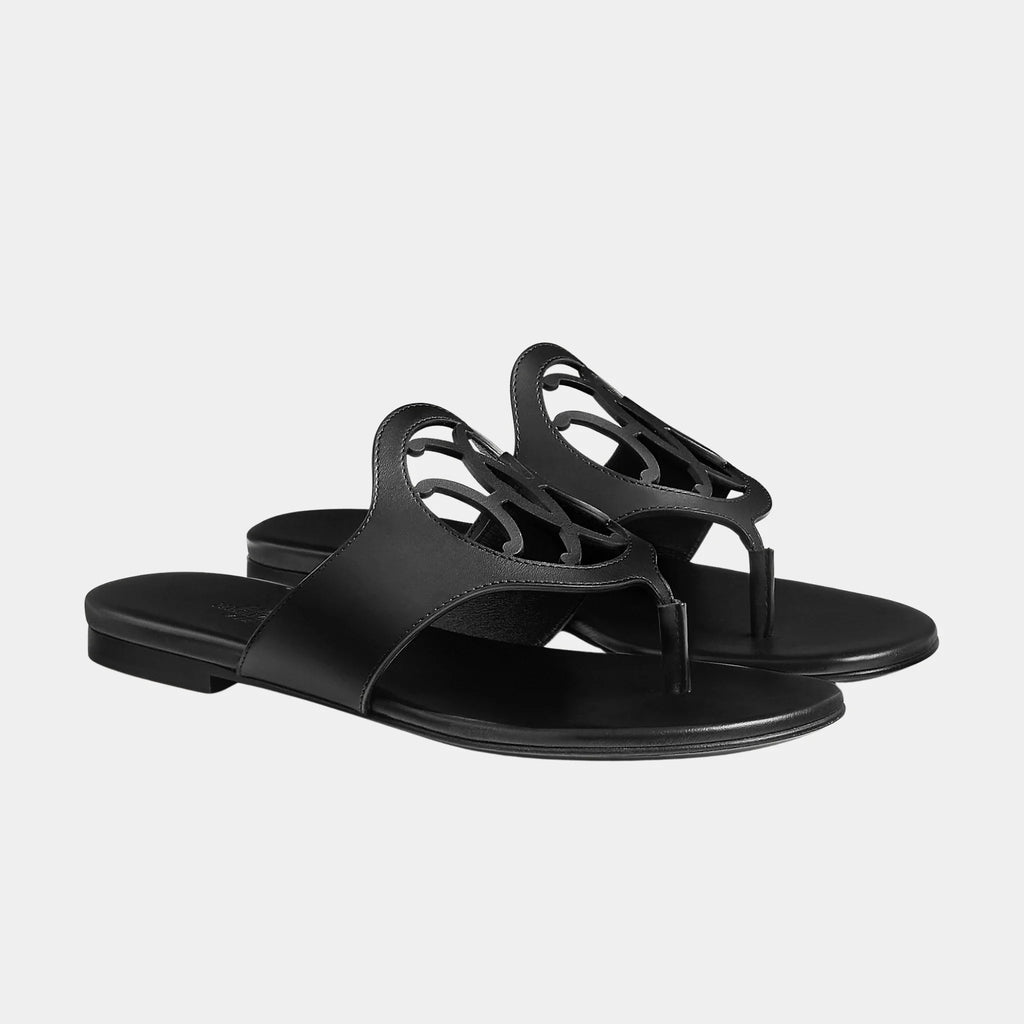 Mage Sandal In Calfskin Hermes – Гарантія оригінальності – боковий вид