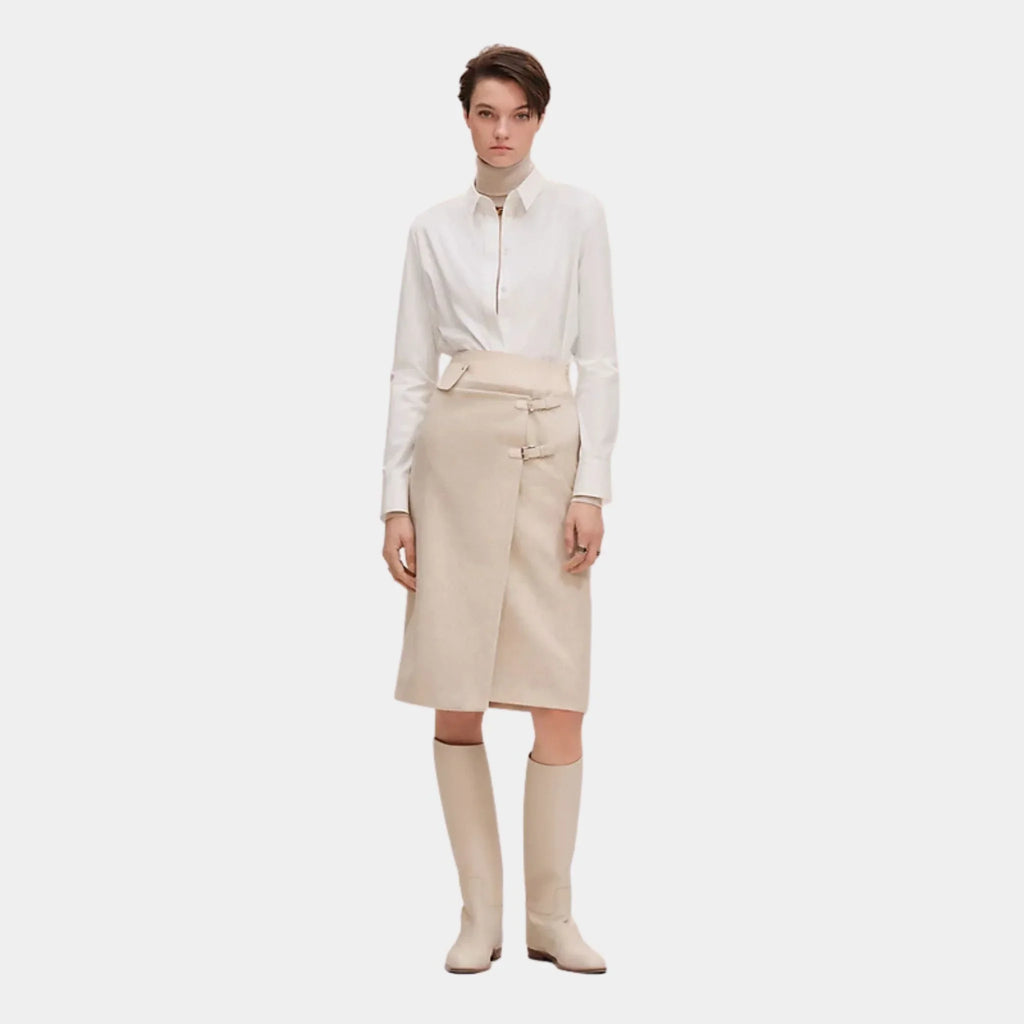 Micro Shirt In Cotton Twill Hermes оригінал – Купити в Україні – боковий вид