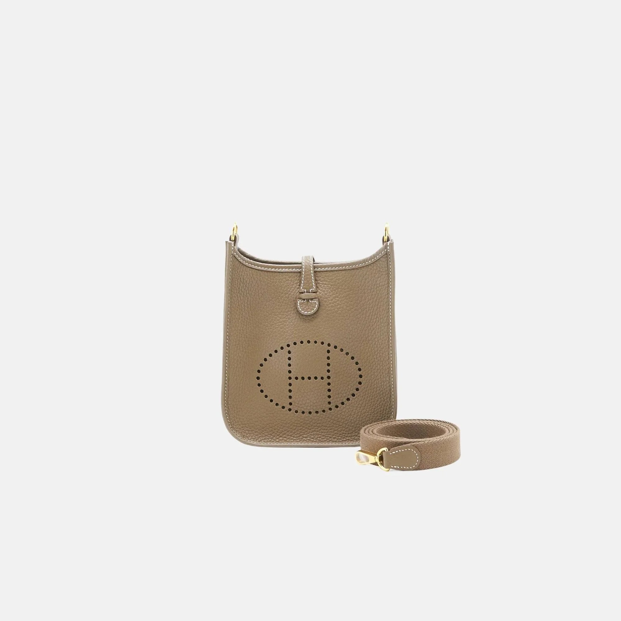 Mini Evelyne 16 Etoupe Ghw Hermes оригінал – Купити в Україні – боковий вид