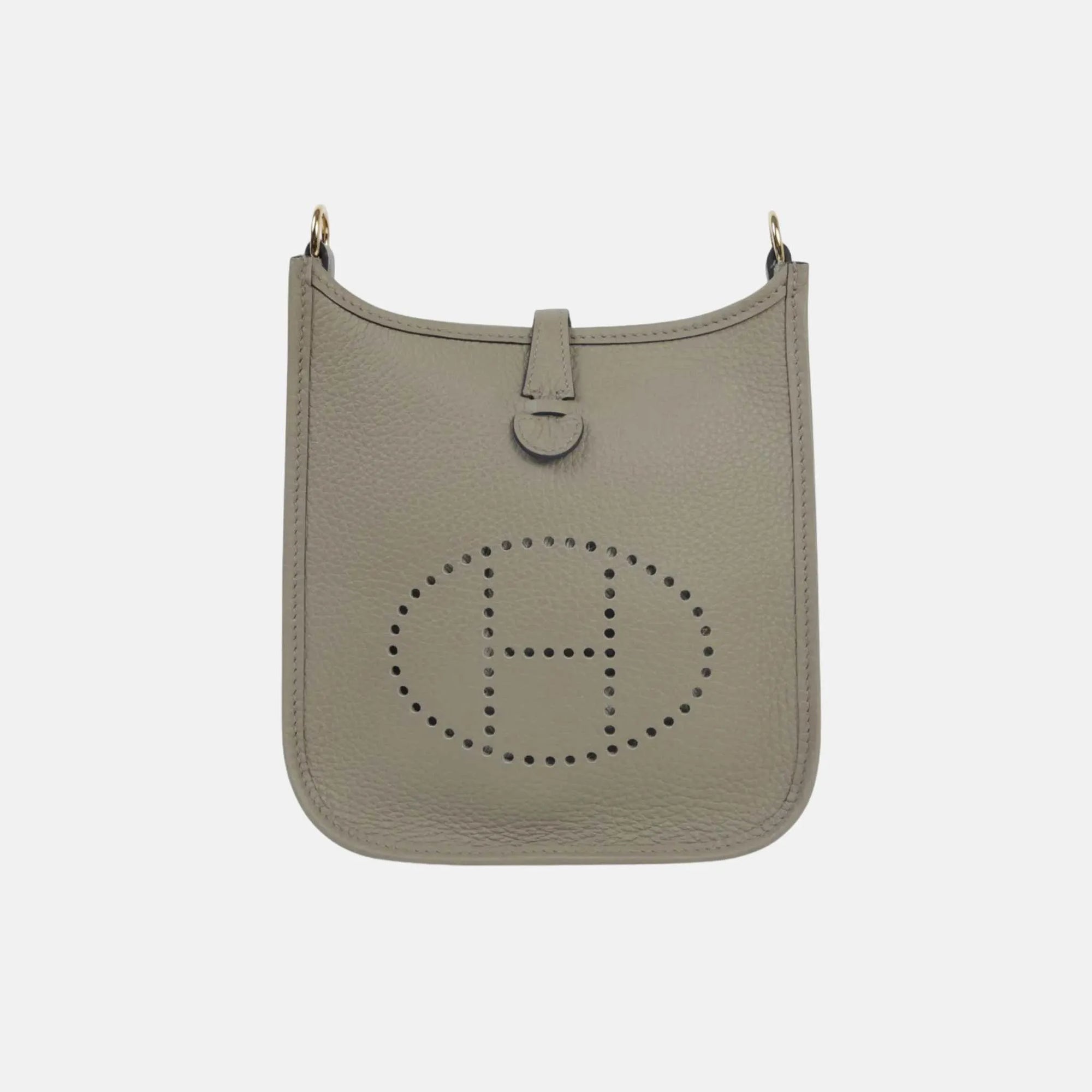 Оригінальна Mini Evelyne Tpm Amazone 112 Clemence Beige Marfa Ghw Hermes – боковий вид
