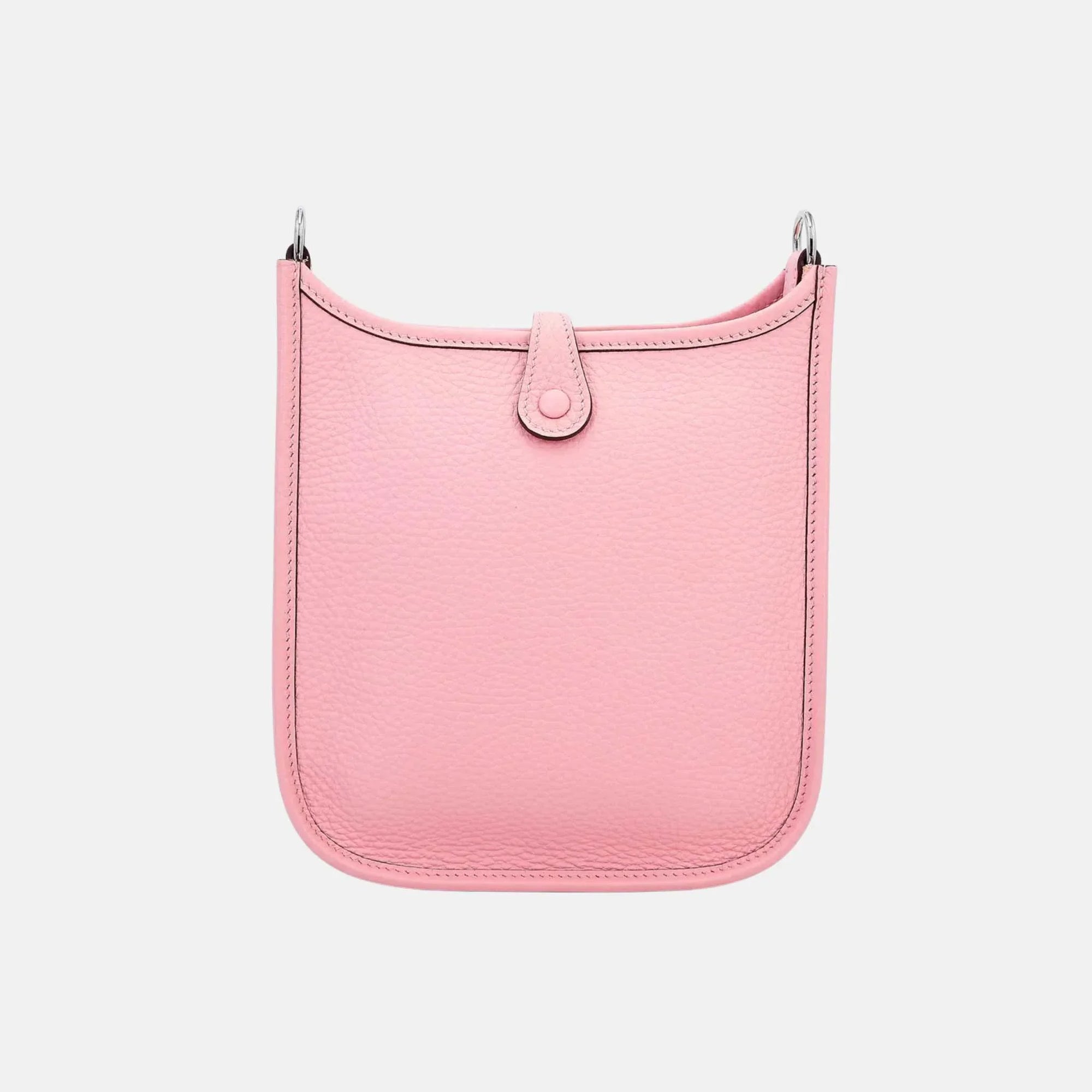 Оригінальна Mini Evelyne Tpm Amazone 112 Clemence Rose Sakura Phw Hermes – вид ззаду