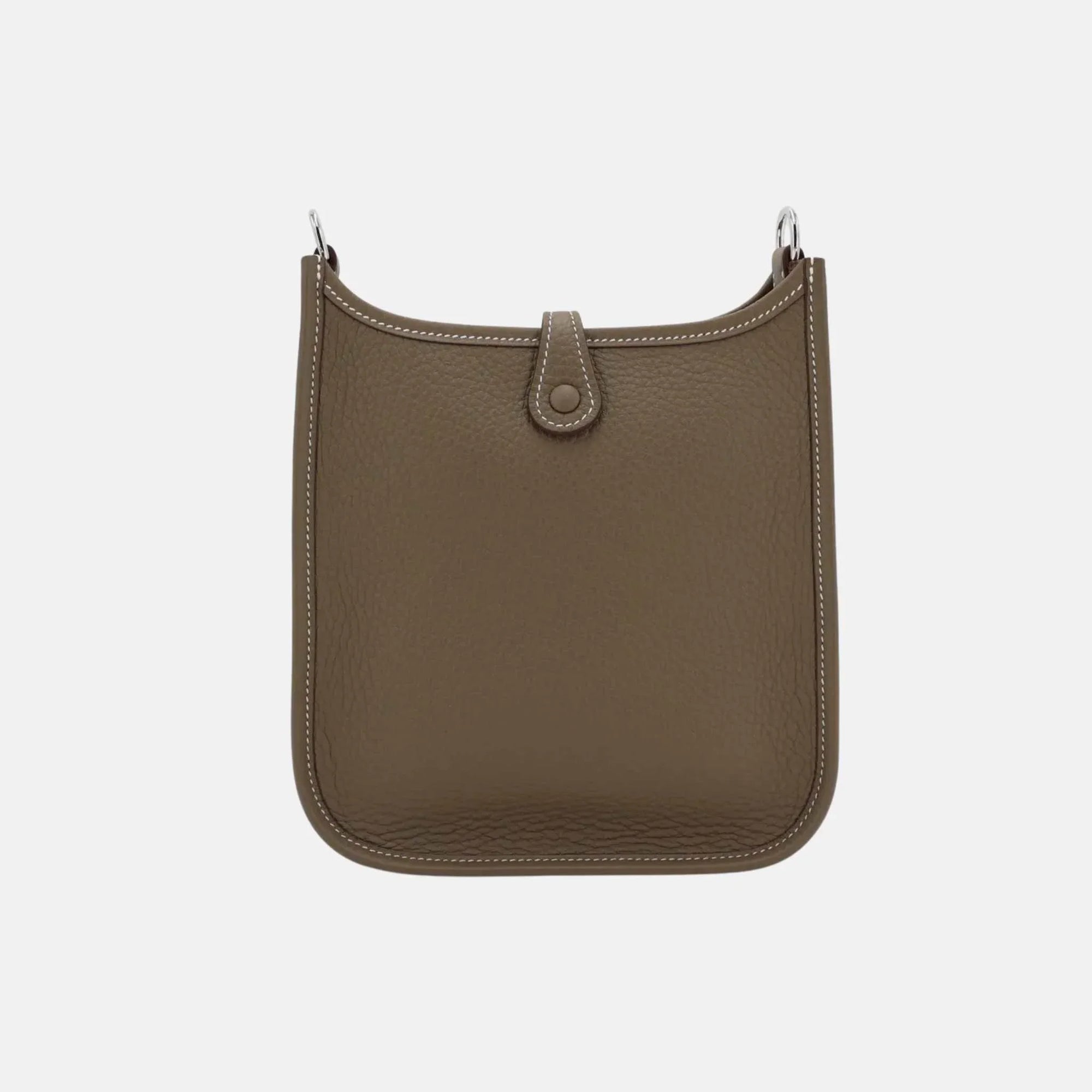 Mini Evelyne Tpm Amazone 98 Clemence Etoupe Hermes – Гарантія оригінальності – детальний вид