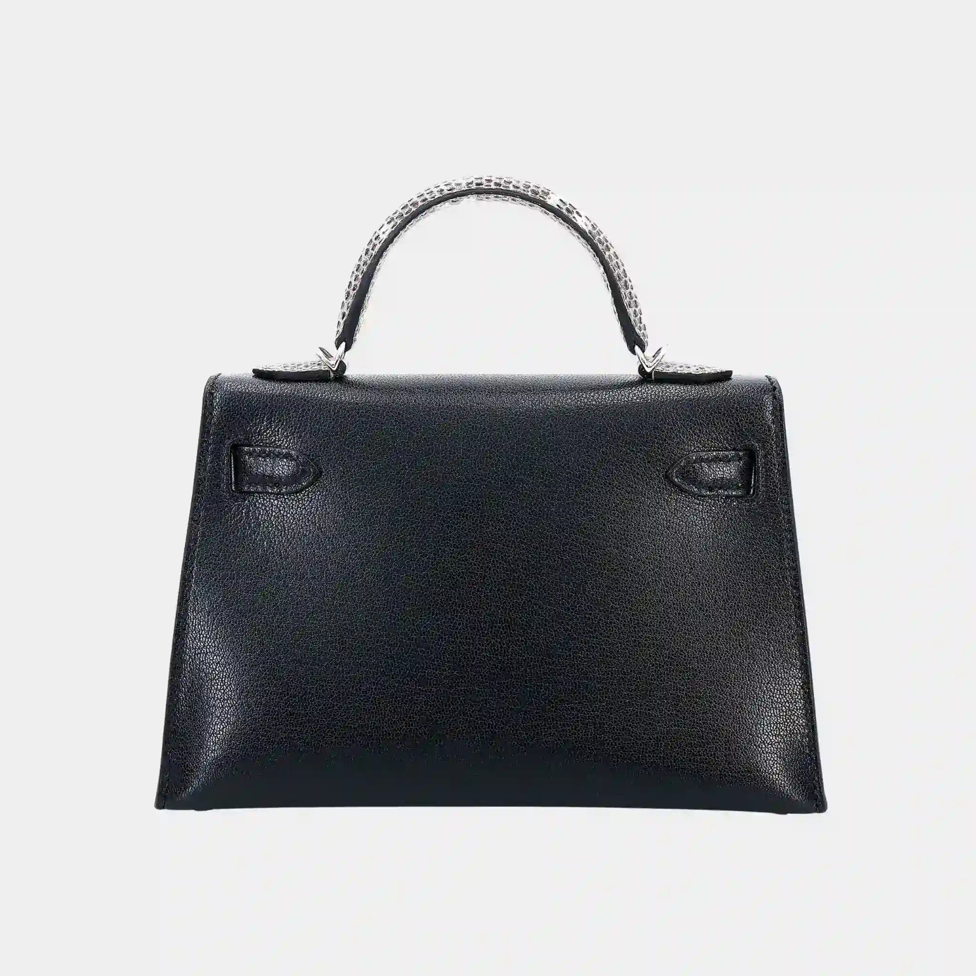 Mini Kelly II Chamkila-Lizard Black Hermes оригінал – Купити в Україні – вид ззаду