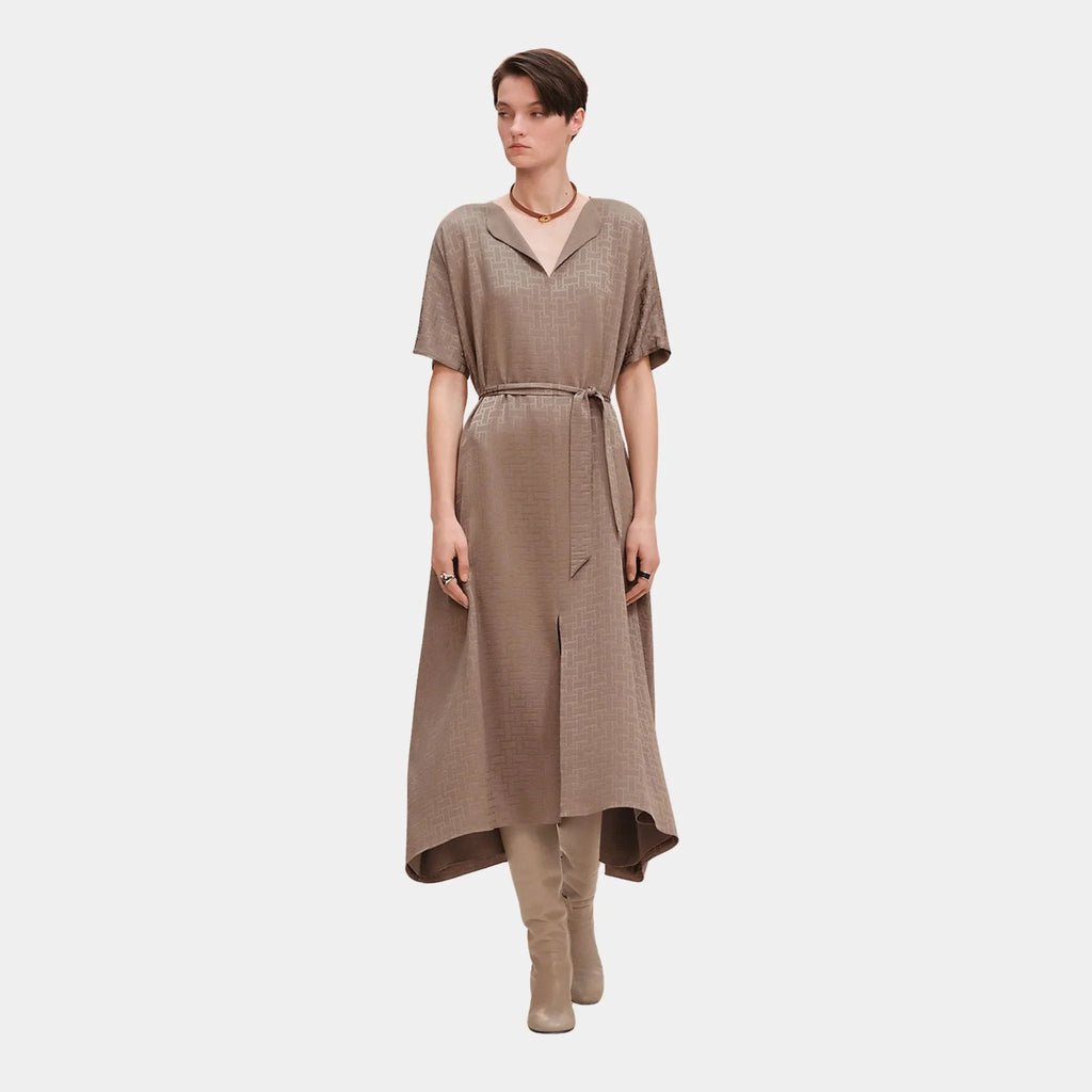 Mosaique Belted Caftan In Jacquard Silk Hermes оригінал – Купити в Україні – детальний вид