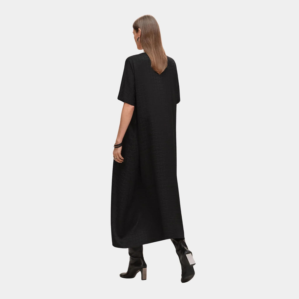 Mosaique Belted Caftan In Jacquard Silk Hermes оригінал – Купити в Україні – вид ззаду