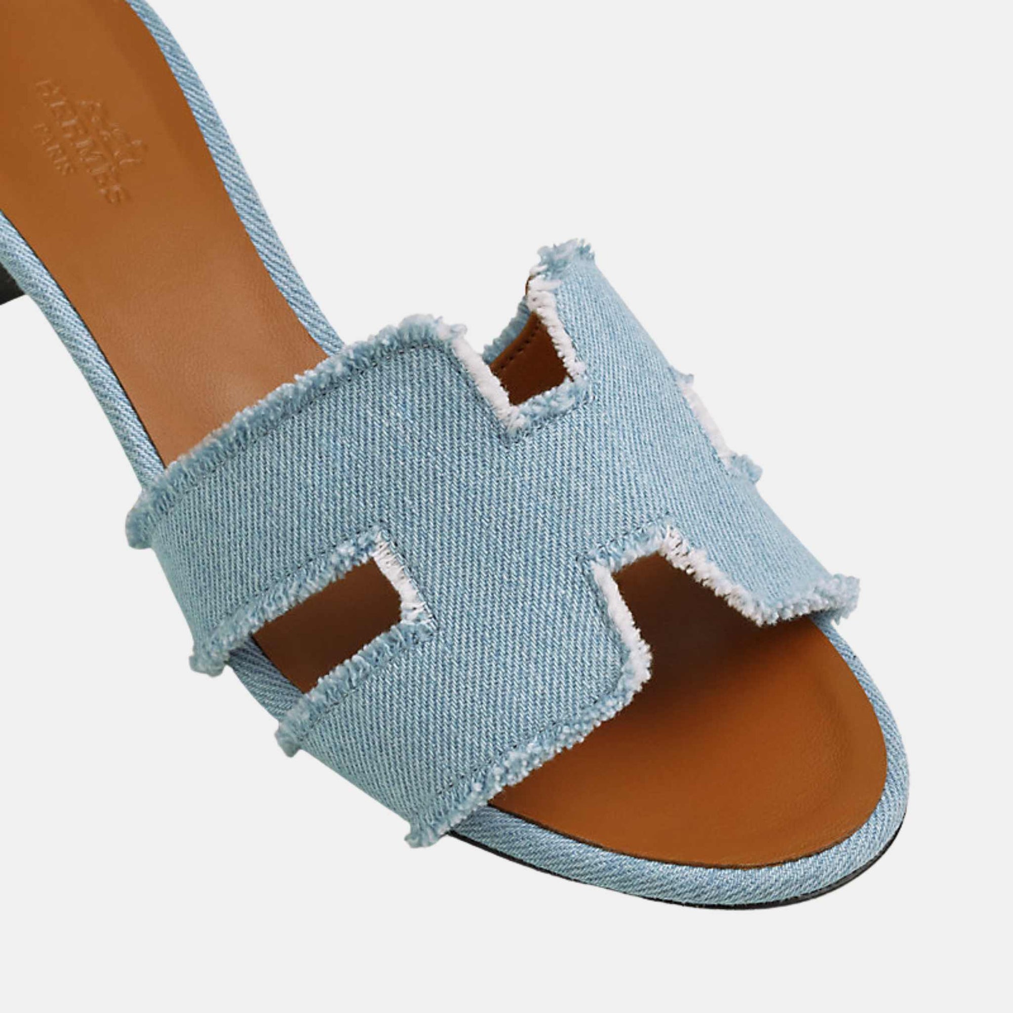 Оригінальна Oasis Sandal Fringed Denim Hermes – детальний вид