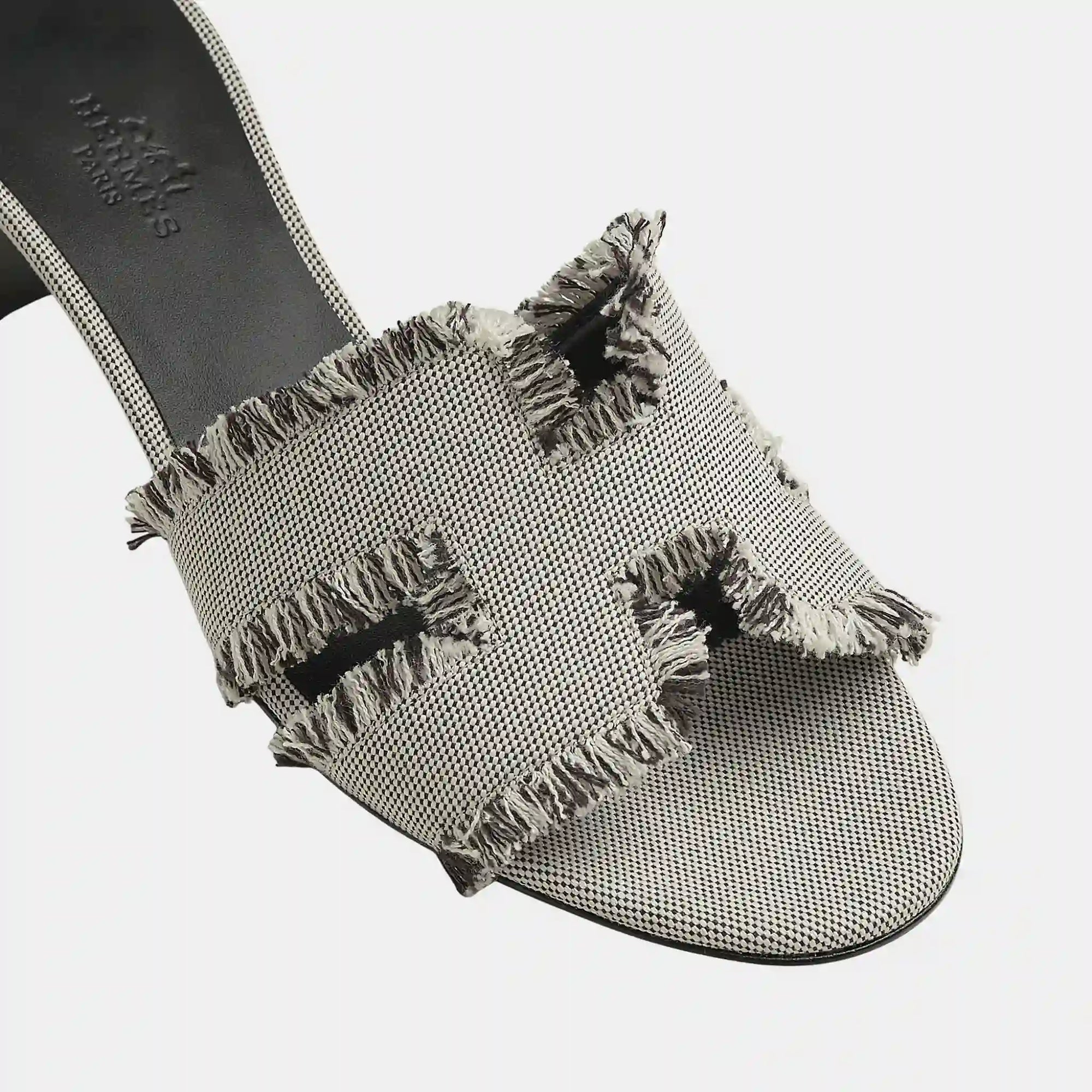 Oasis Sandal In Maxi Fringed H Canvas Hermes оригінал – Купити в Україні – детальний вид