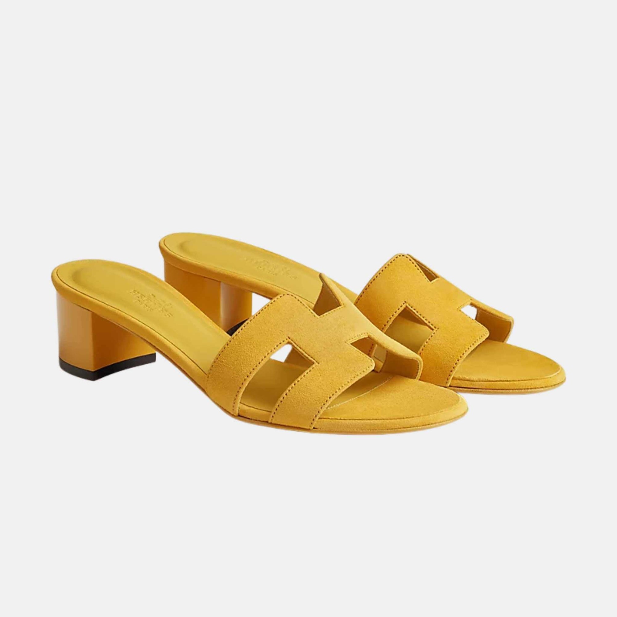 Oasis Sandal Suede Hermes – Гарантія оригінальності – боковий вид