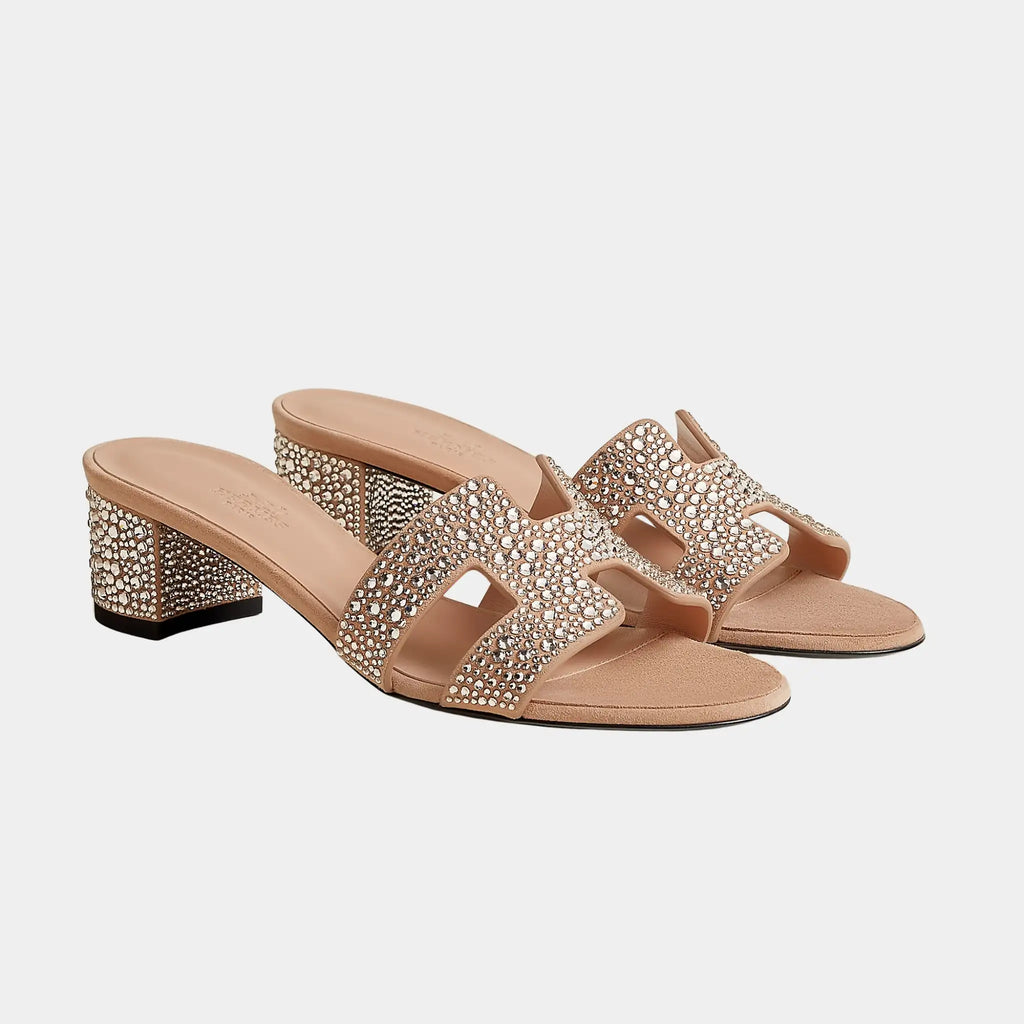 Oasis Sandals Black With Rhinestones Hermes оригінал – Купити в Україні – збільшений вид