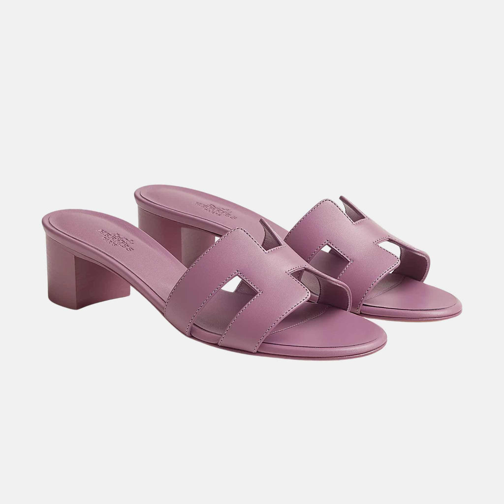 Oasis High Heel Sandals In Calfskin Hermes – Гарантія оригінальності – збільшений вид
