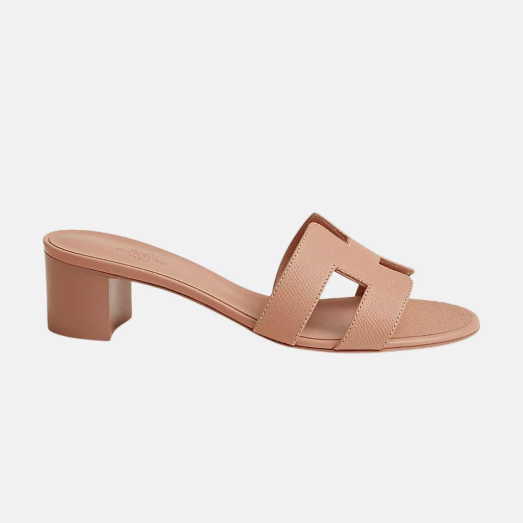 Oasis Sandals In Epsom Calfskin Hermes – Гарантія оригінальності – вид ззаду