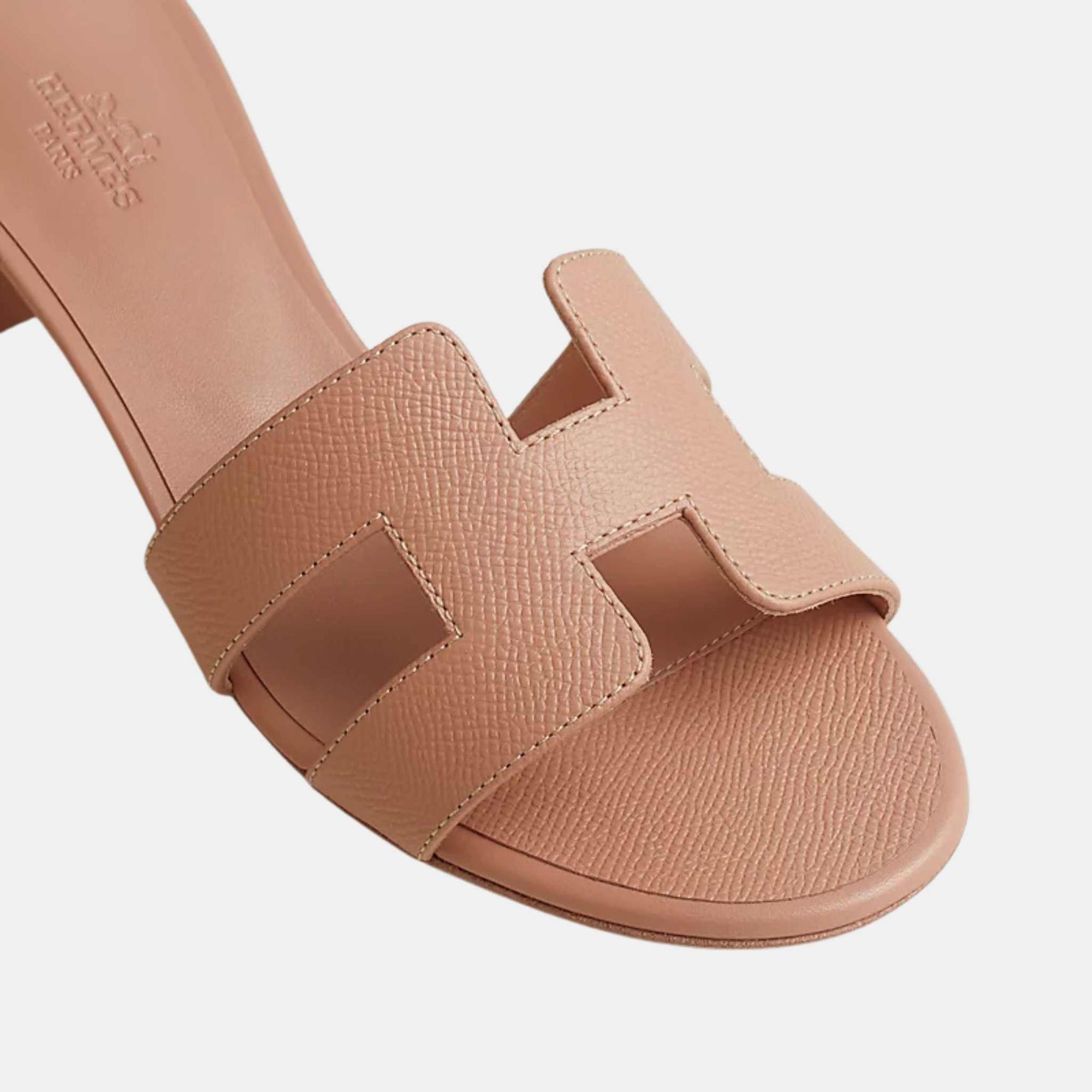 Oasis Sandals In Epsom Calfskin Hermes – Гарантія оригінальності – детальний вид