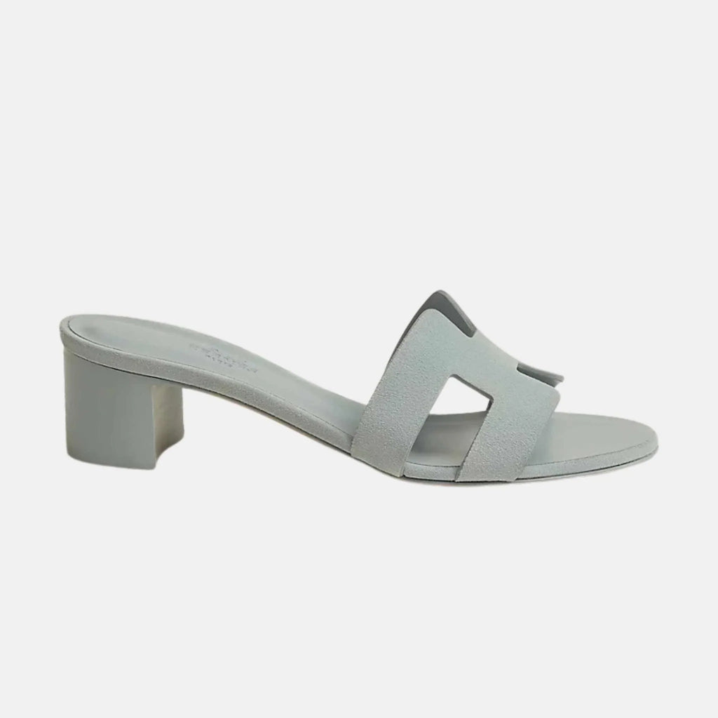 Оригінальна Oasis Sandals In Suede Goatskin Hermes – вид ззаду
