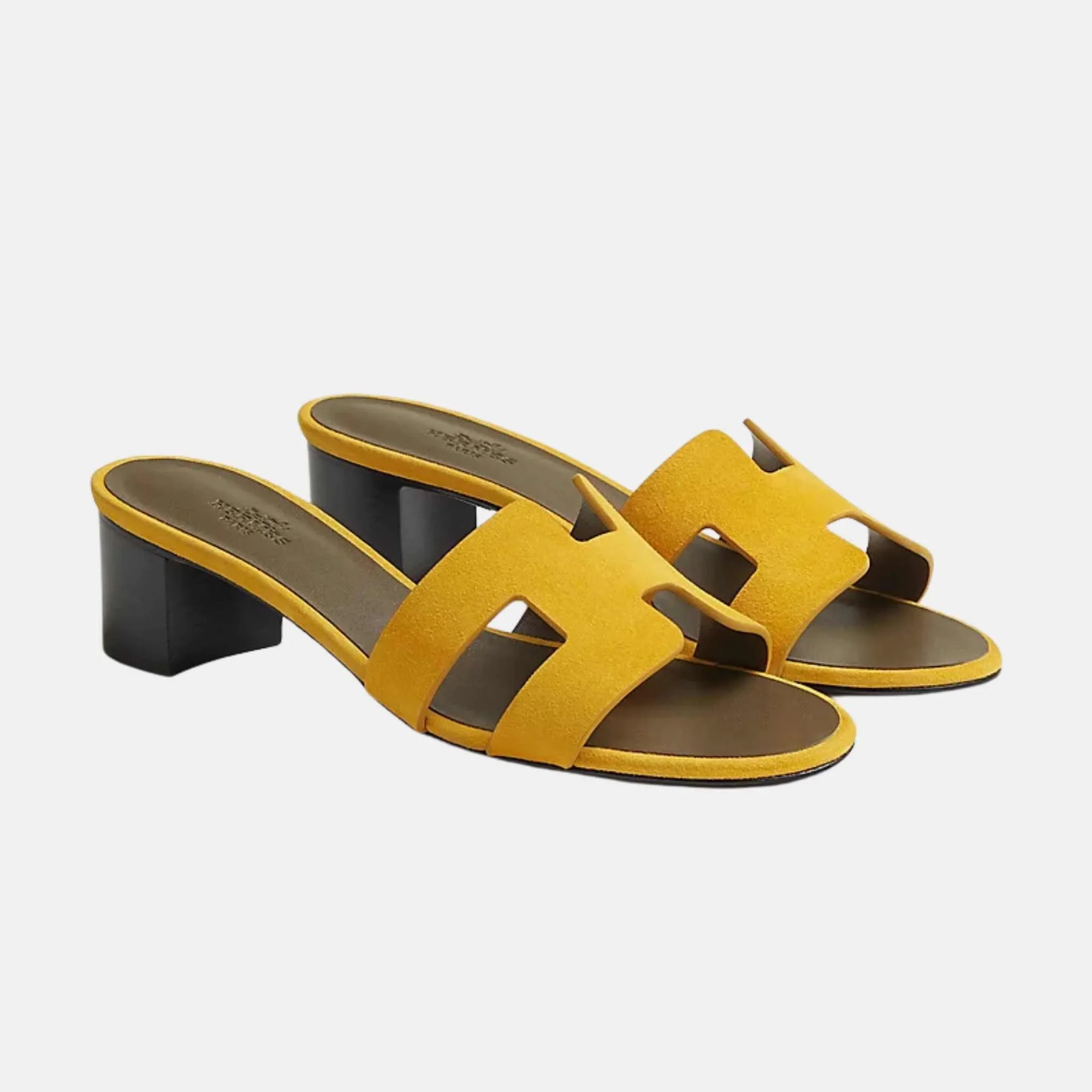 Оригінальна Oasis Sandals In Suede Goatskin Hermes – вид 8