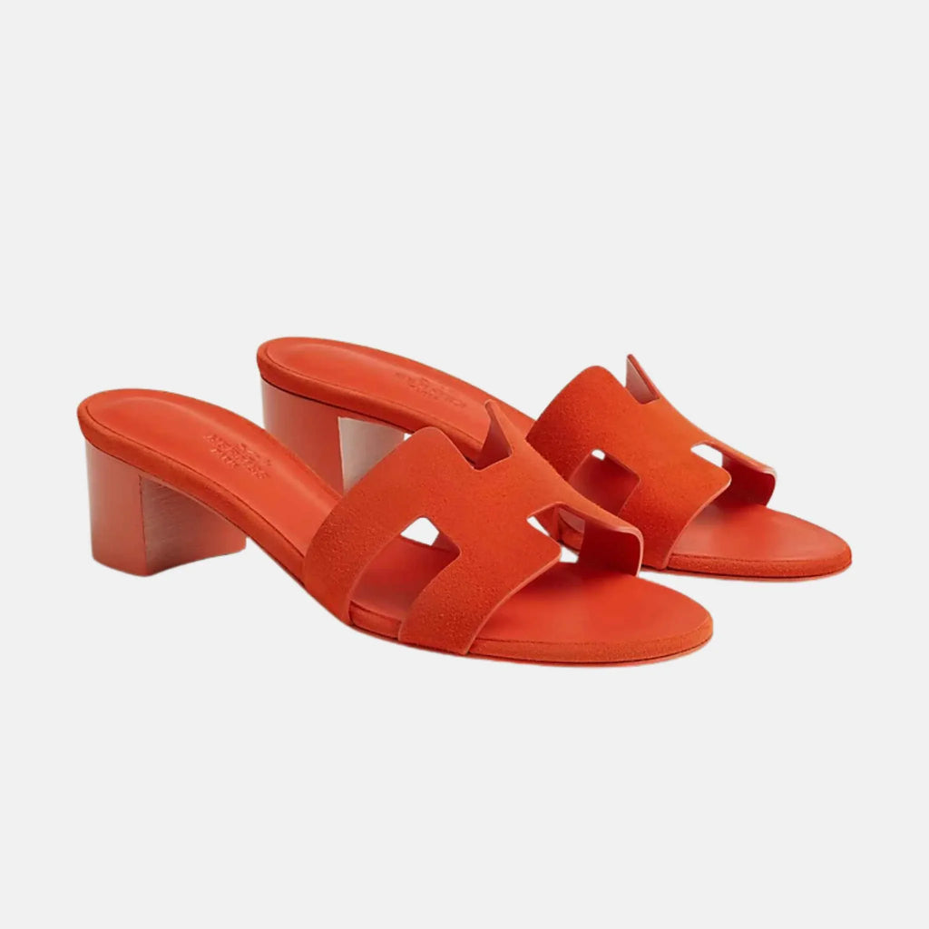 Оригінальна Oasis Sandals In Suede Goatskin Hermes – збільшений вид