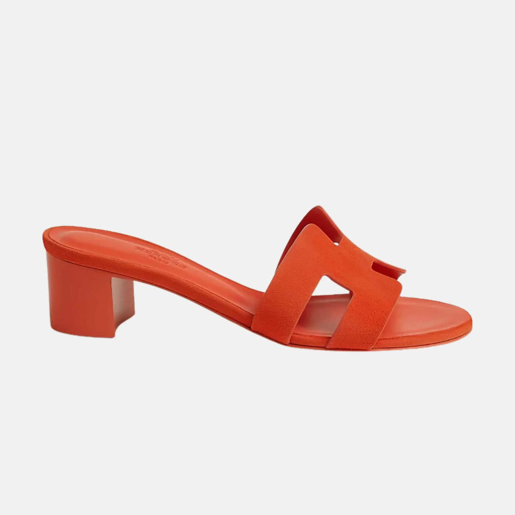 Оригінальна Oasis Sandals In Suede Goatskin Hermes – вид 6