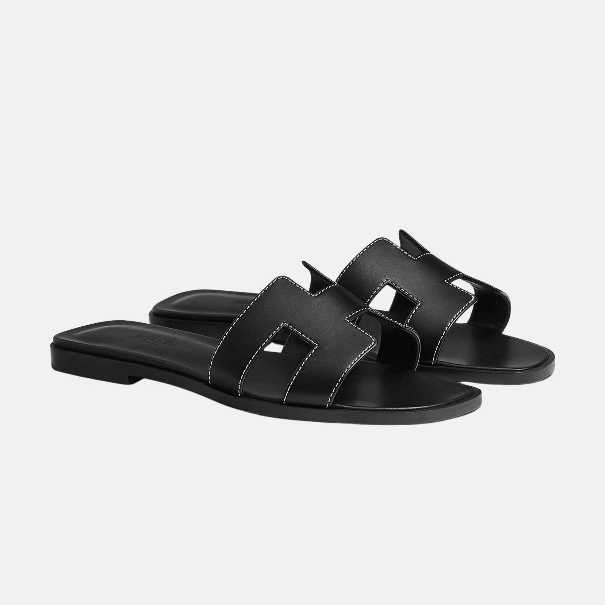 Oran Sandal Box Calfskin Hermes оригінал – Купити в Україні – боковий вид