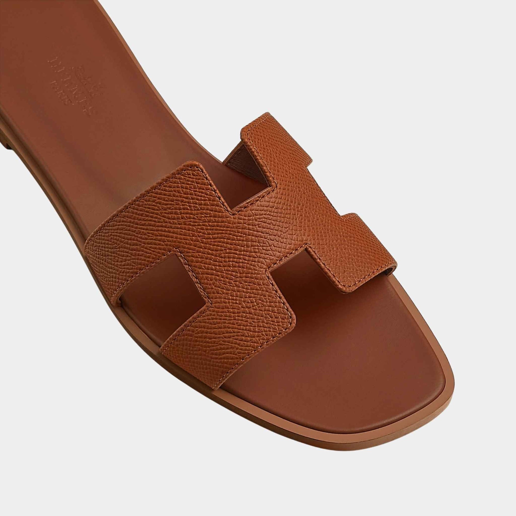 Оригінальна Oran Sandal Epsom Heritage Calfskin Hermes – детальний вид
