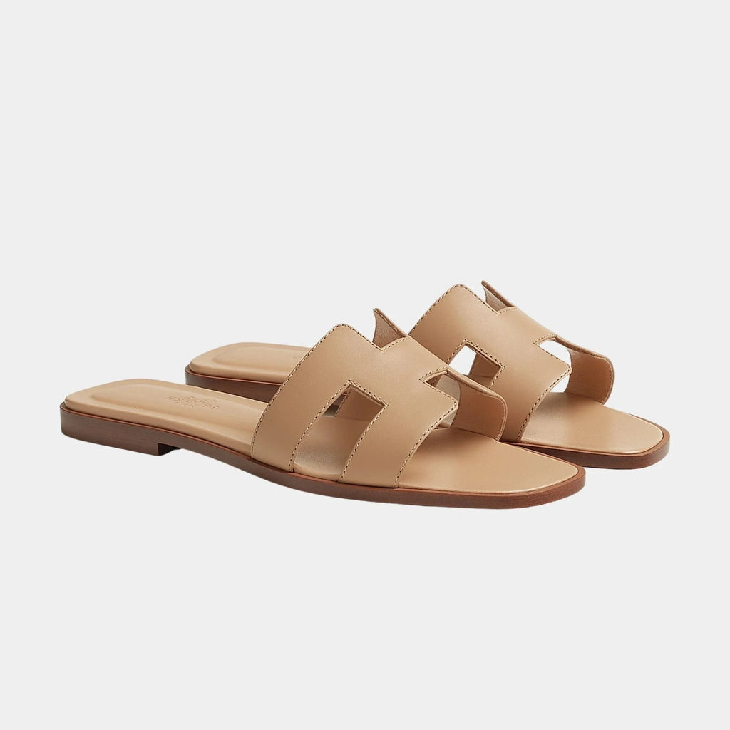 Oran Sandals Calfskin Hermes – Гарантія оригінальності – детальний вид
